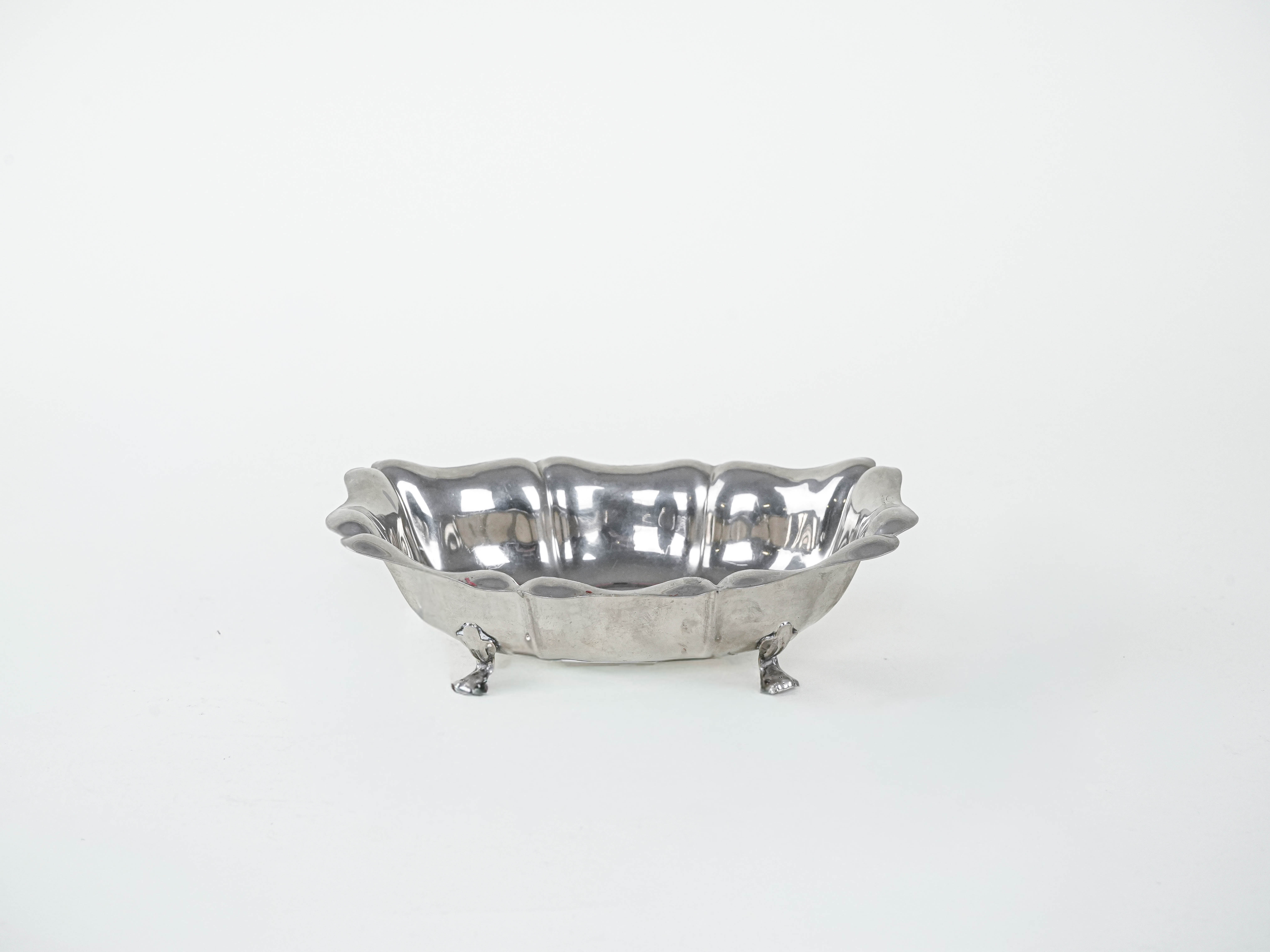 Servierplatte Silber