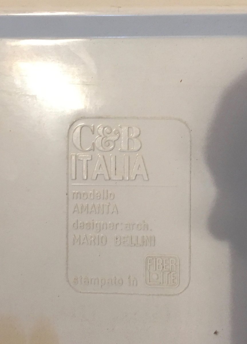 4x Vintage Mario Bellini Amanta Sessel Leder Braun