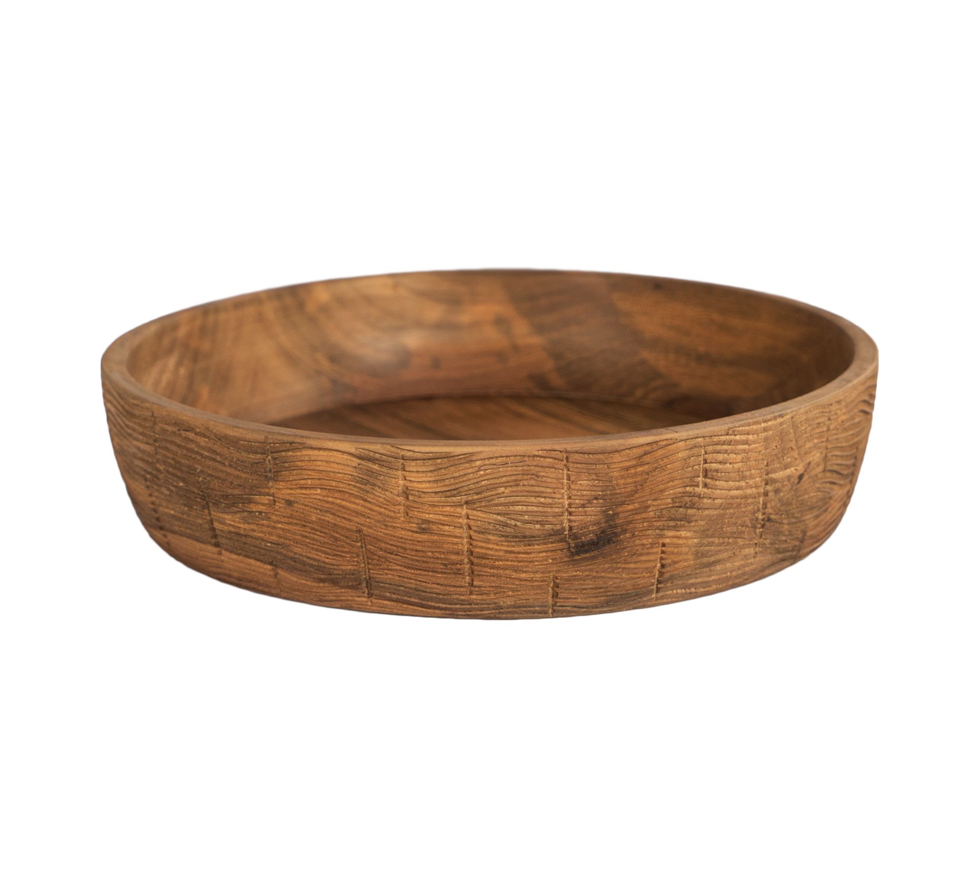 Holzschale Teak Natur 24cm