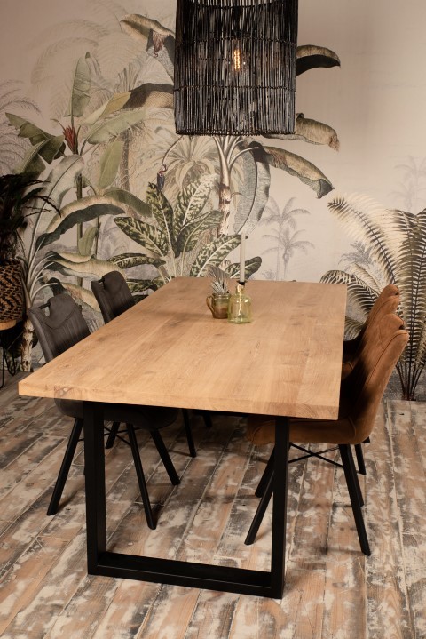 Hängelampe Rattan Schwarz ø50cm