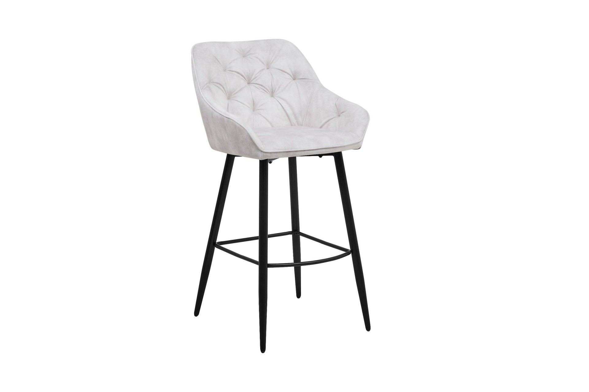 2x Liverpool Barhocker Textil Metall