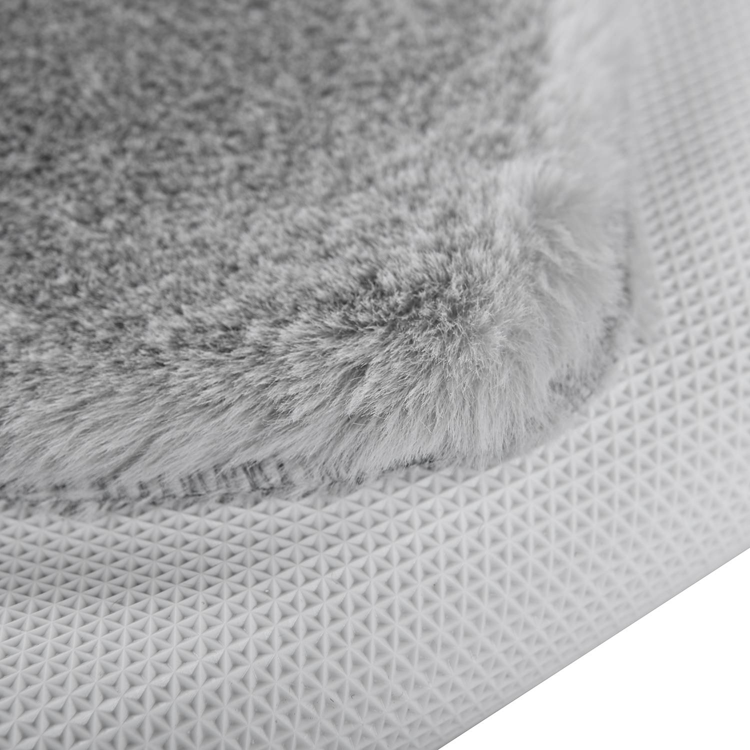 Sara I Silver high-pile rug 70 x 120 cm