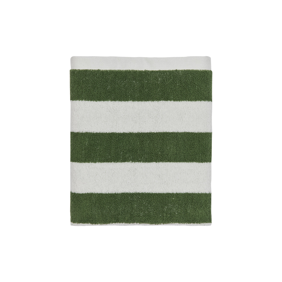 Raita Towel Organic Cotton Striped Green