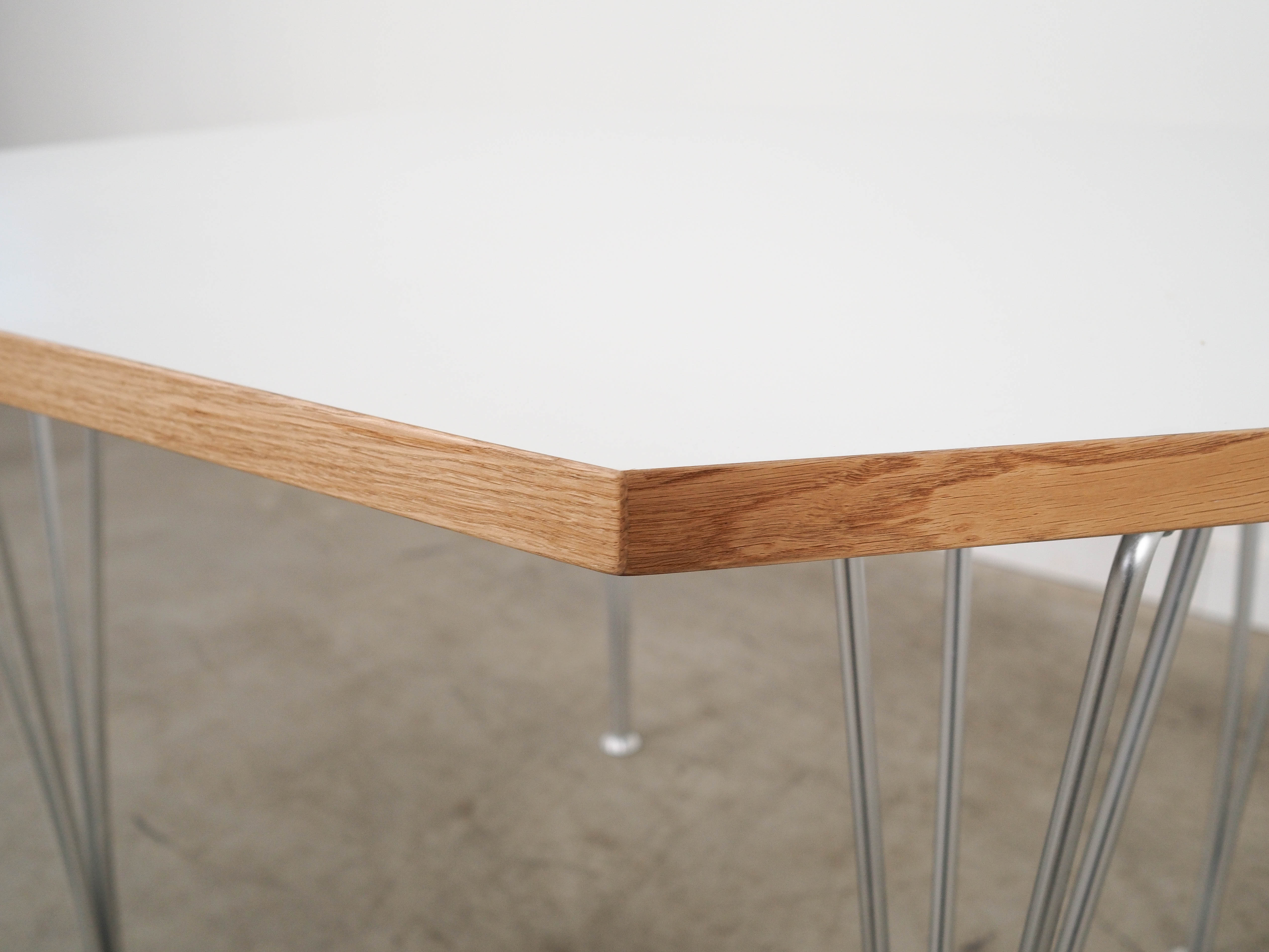 White table, Danish design, 1980s, manufactured i