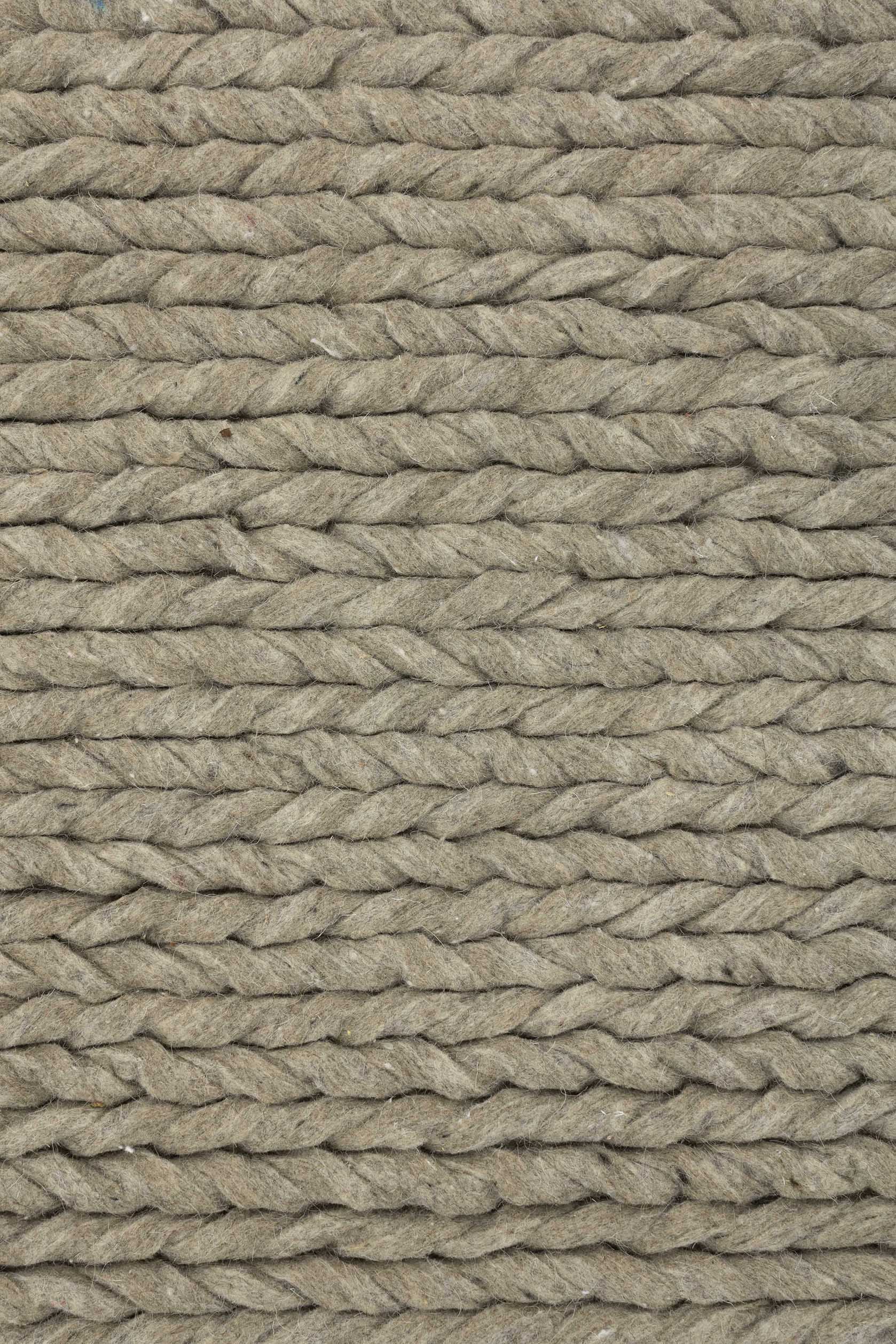 Cable Carpet Wool Felt Taupe