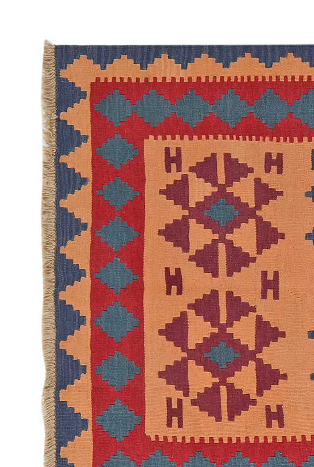 Kilim Gashgai Teppich Mehrfarbig