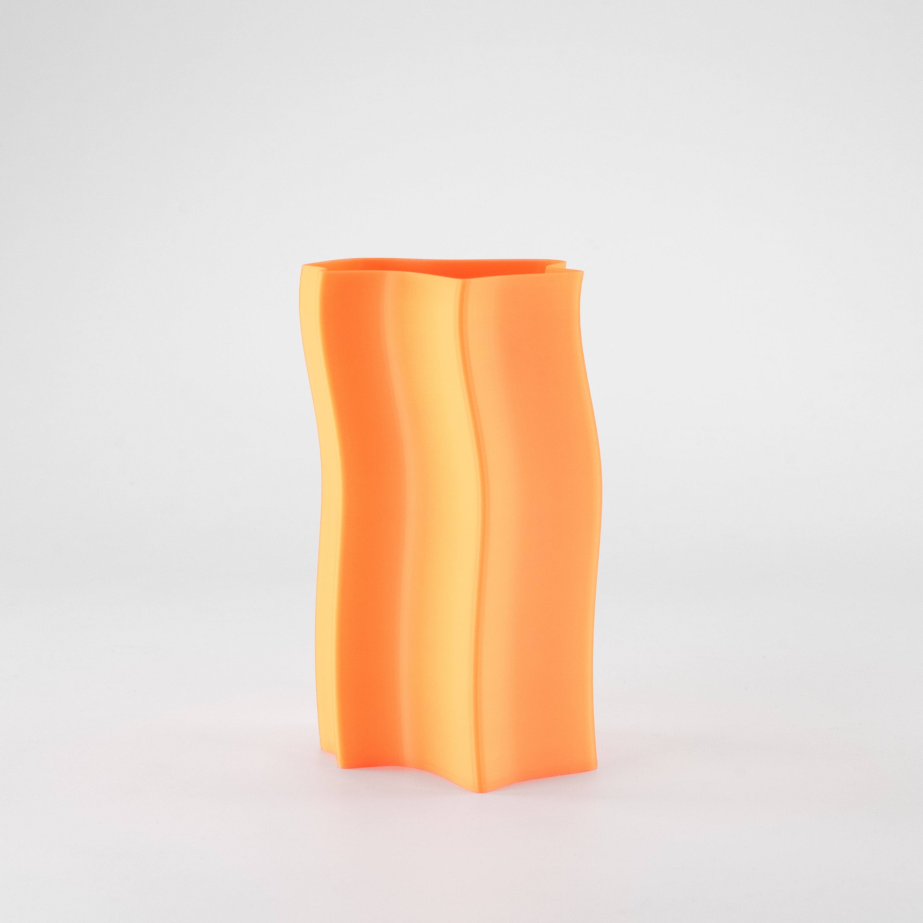 1125-1 Fluid Vase Neon Orange