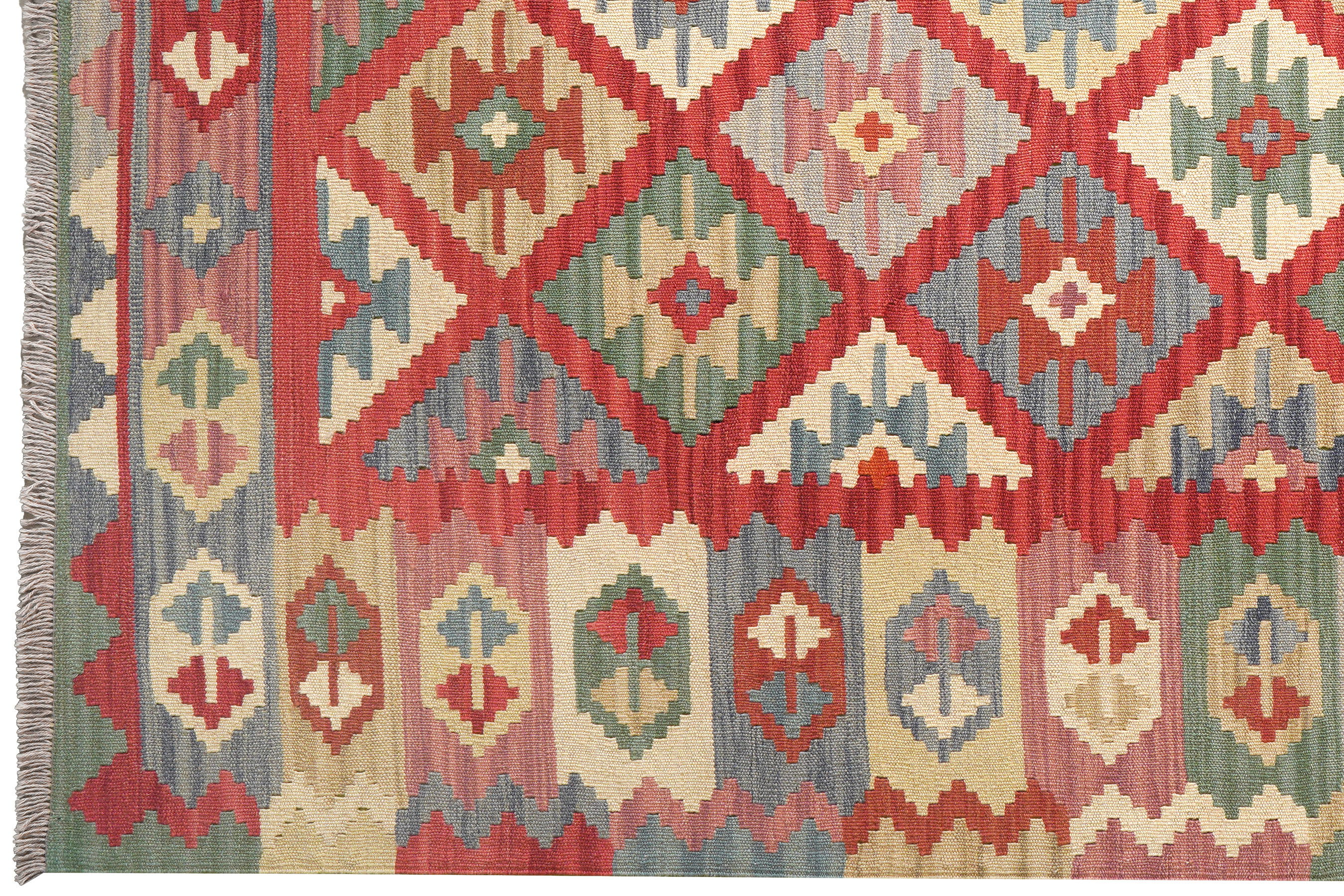 Kelim Gashgai Wool Multicolored