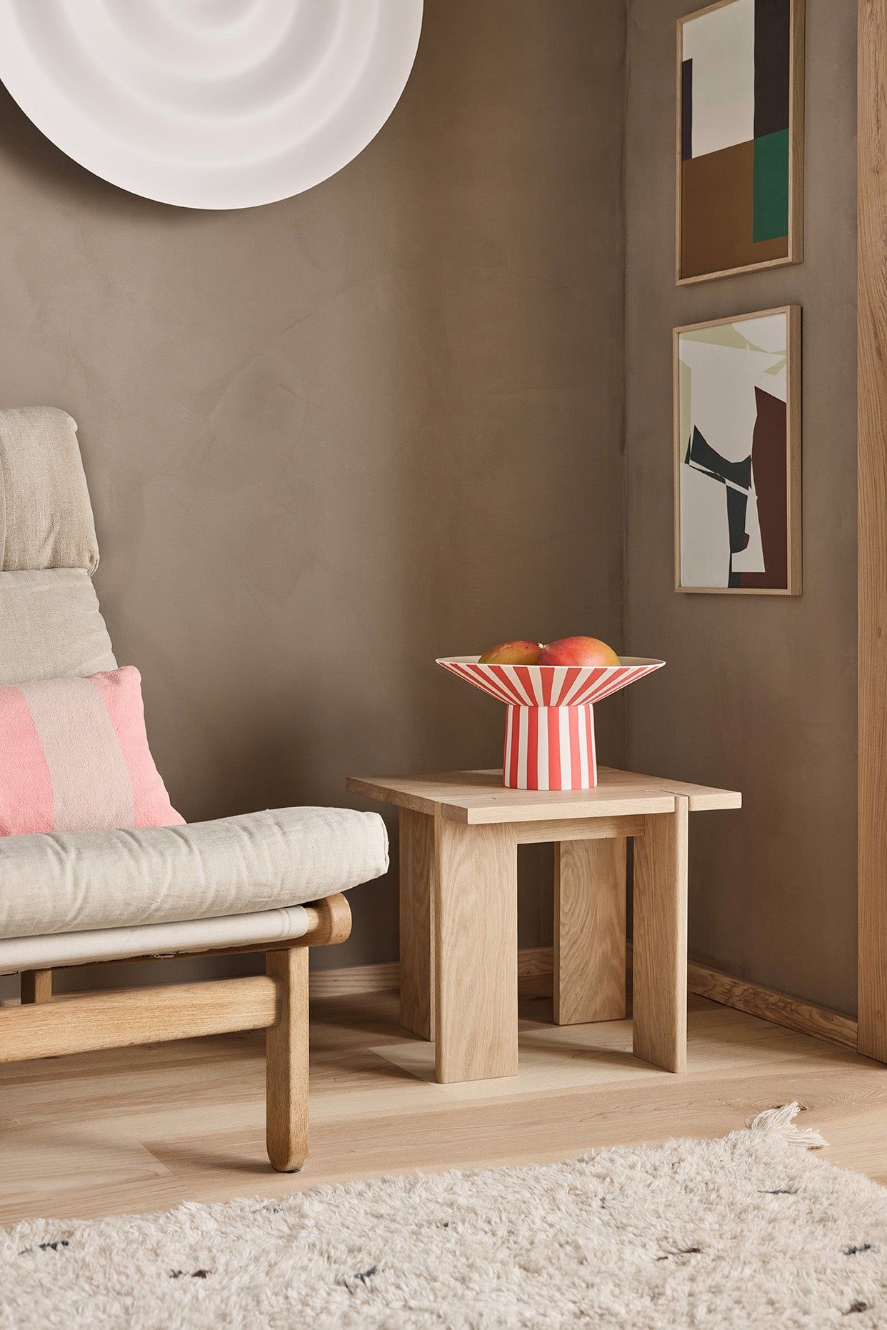 Kara Kissenbezug Baumwolle Mehrfarbig