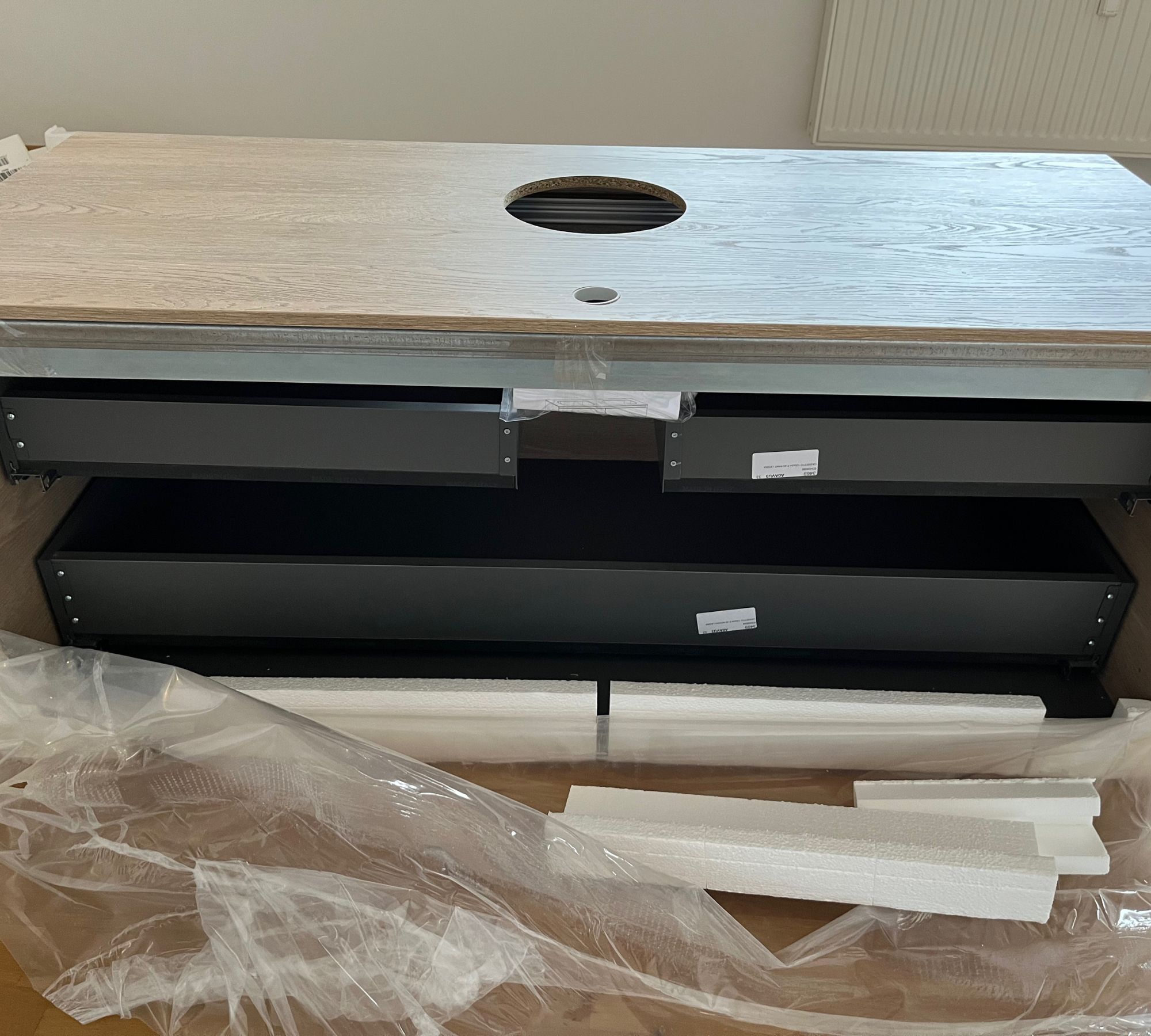 Componibili Waschbeckenunterschrank Holz Natur