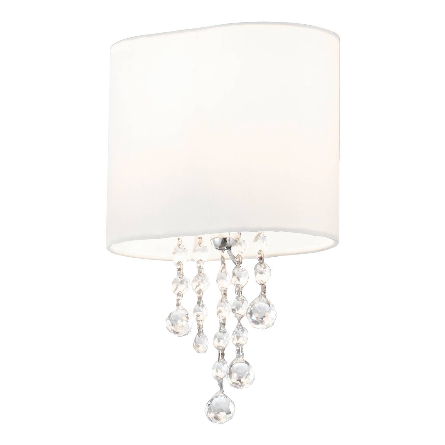 Nina Wall Lamp Blended Fabric Steel 1-light