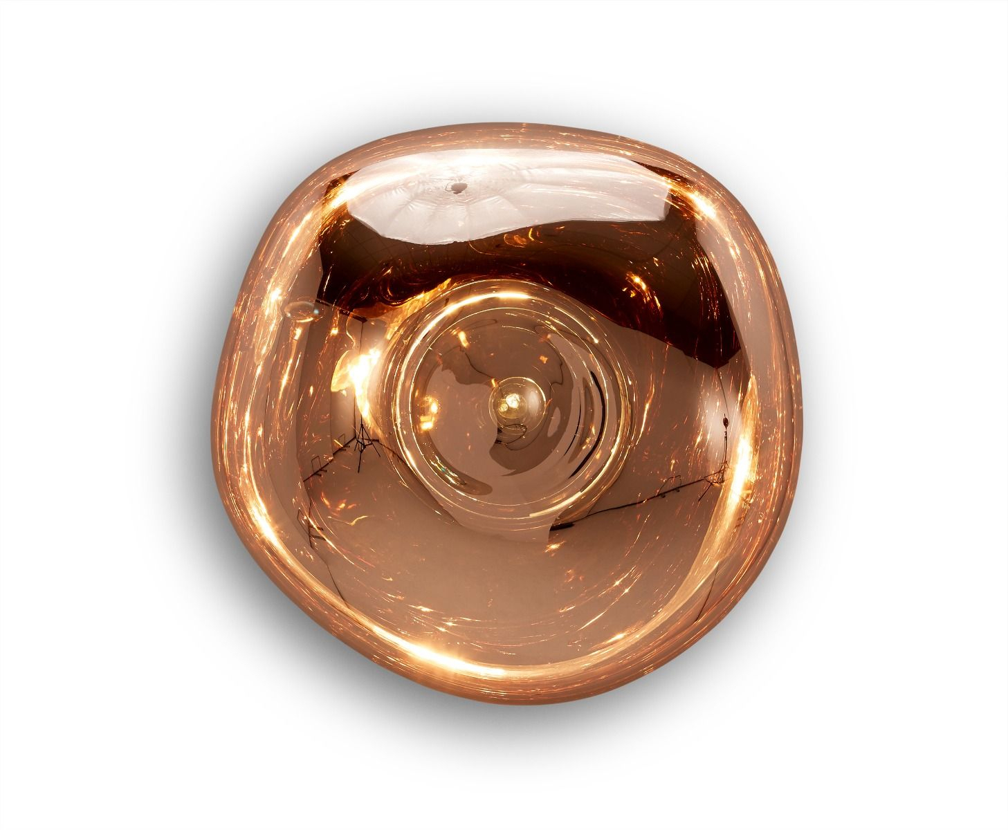 Melt Surface Led Wandleuchte Bronze
