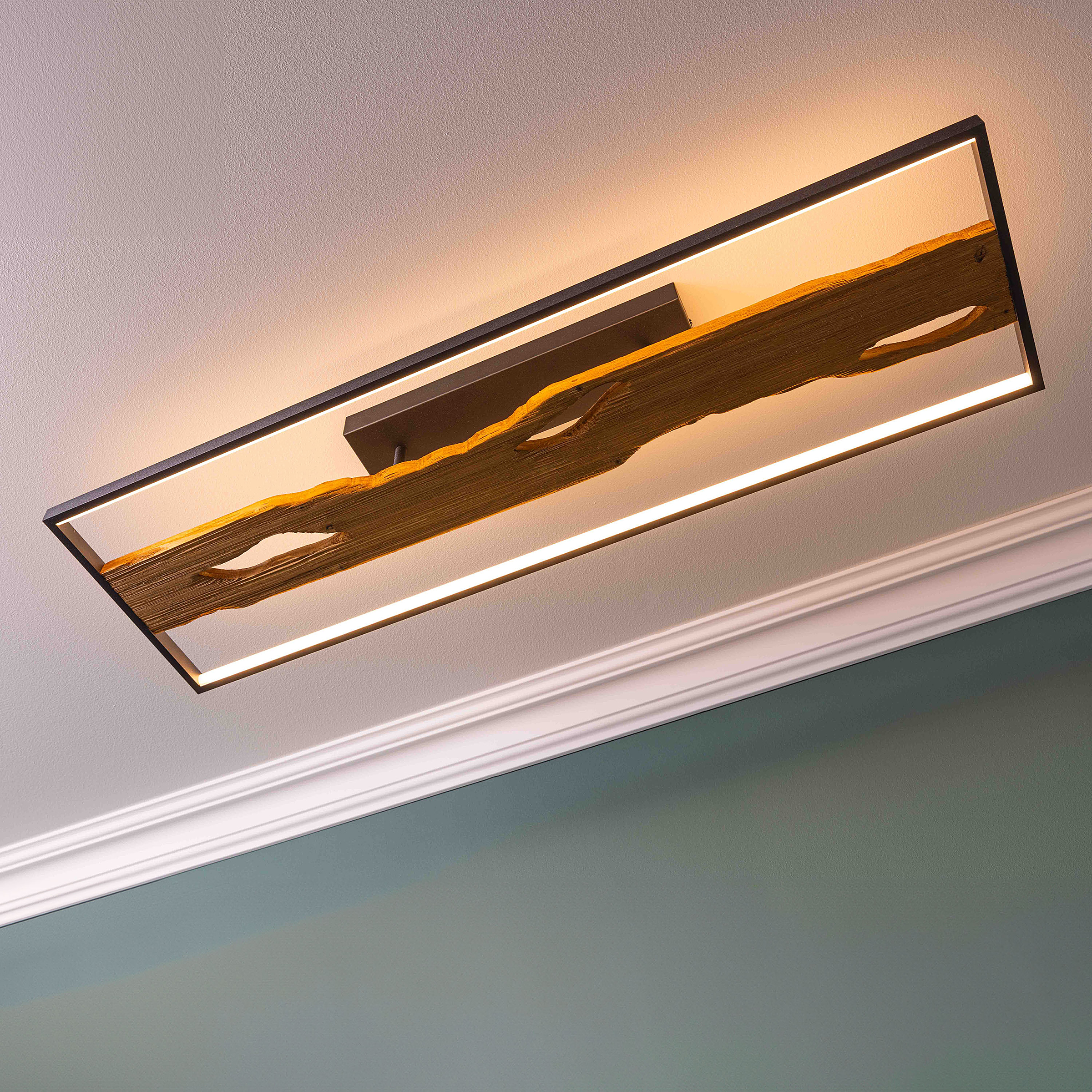 LED-Deckenleuchte Chaumont Schwarz