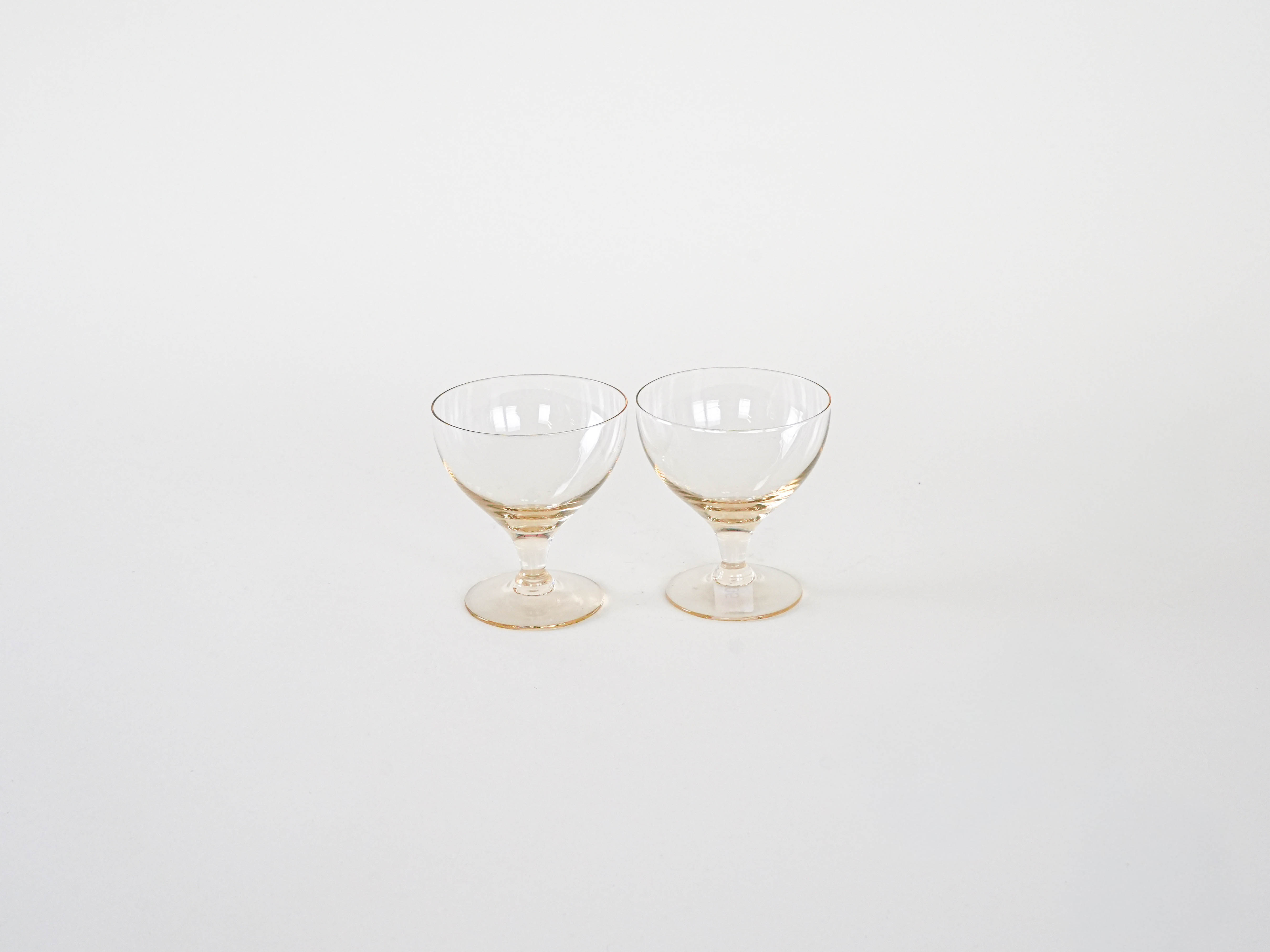 2x Dessert bowls Transparent