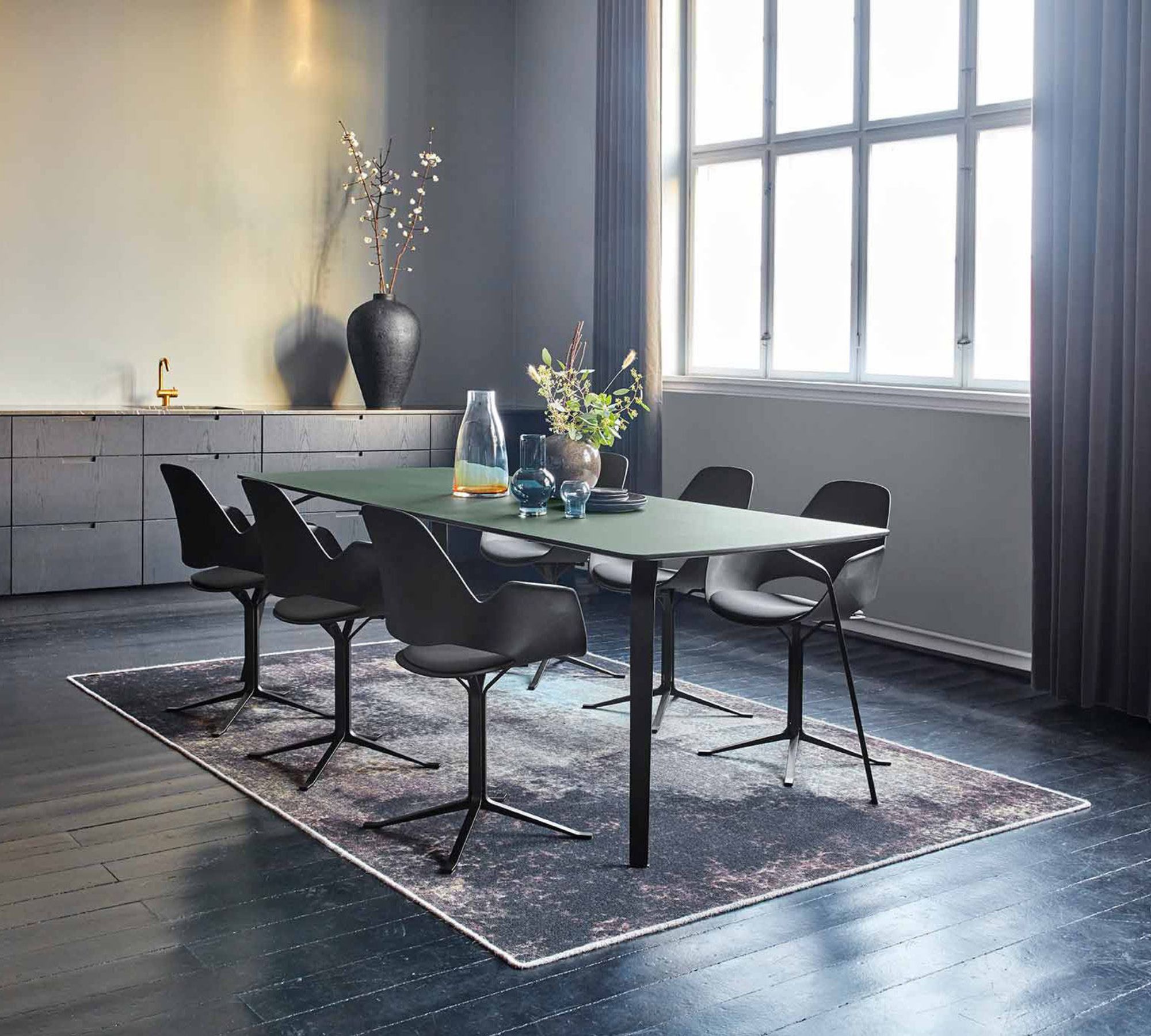 FALK Stuhl Stahl Pulverbeschichtet Kunststoff Beige