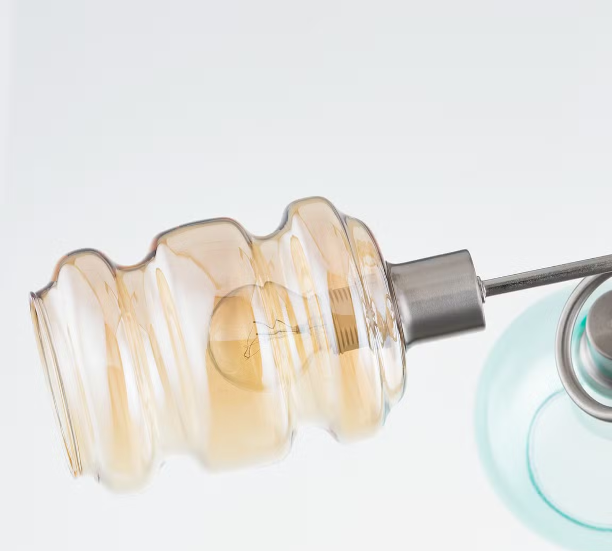 Deckenleuchte Brooklyn Sicherheitsglas / Eisen 3-flammig