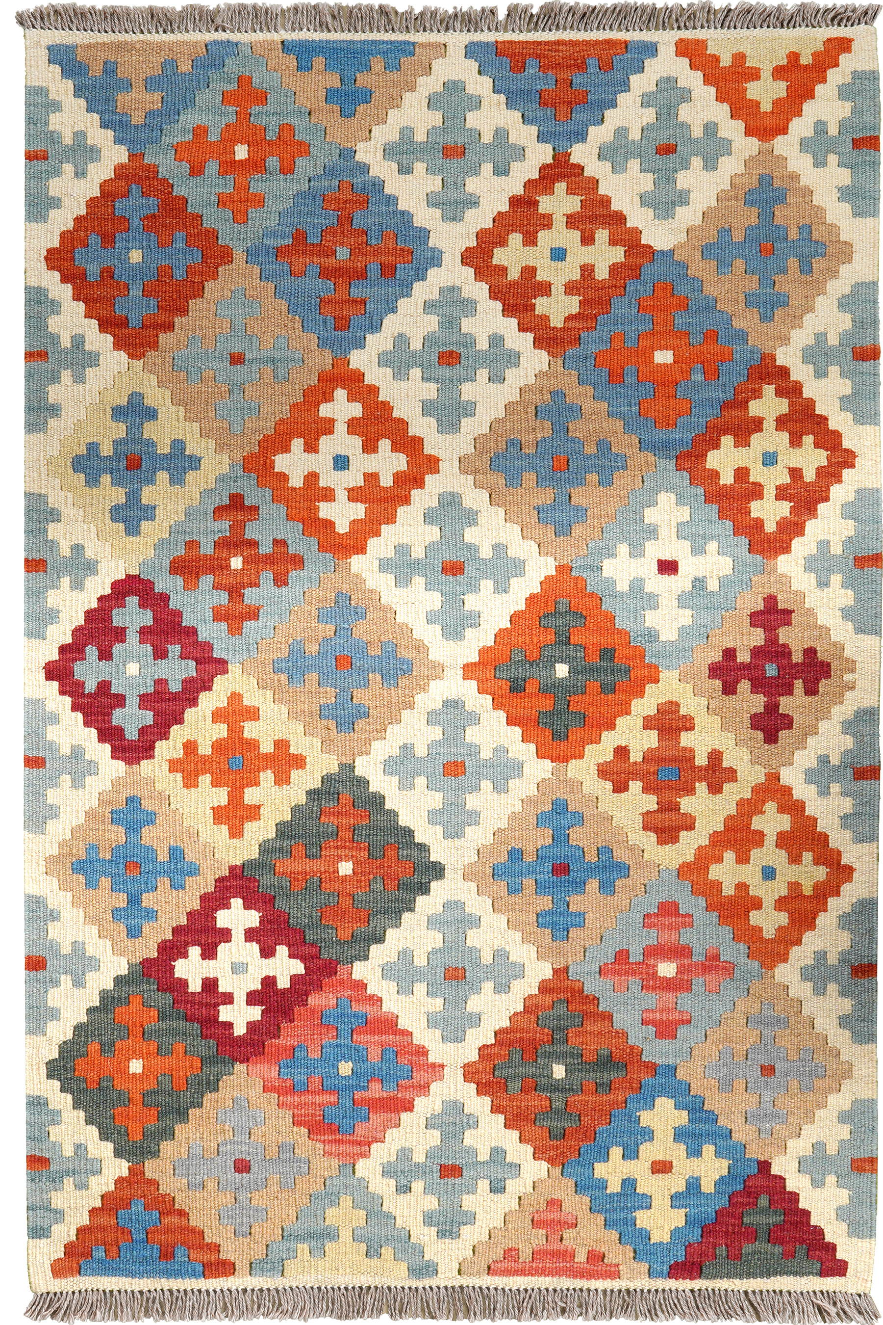Kilim Gashgai Teppich Mehrfarbig