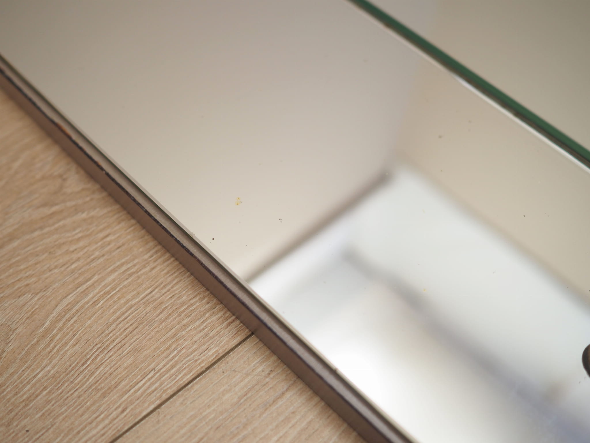 2x Mirror Wood Grey 1960s