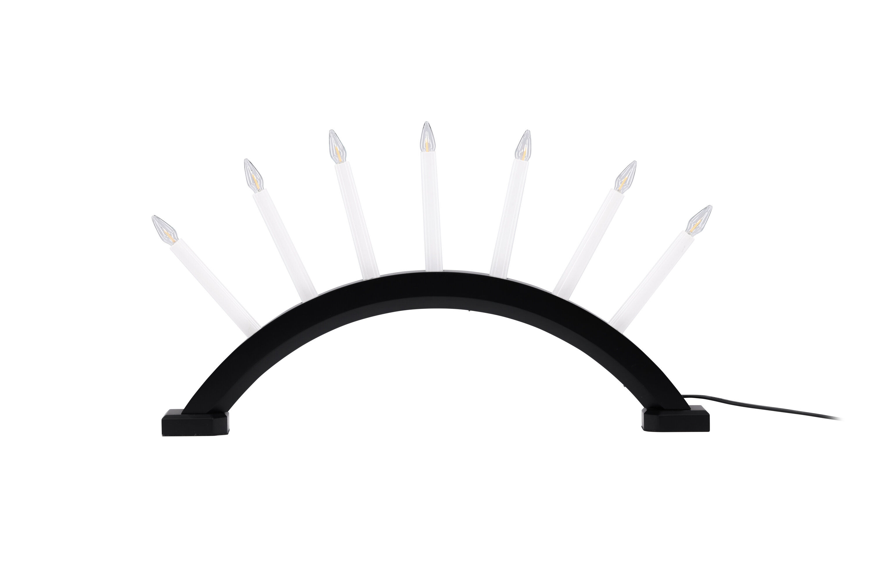 Kebnekaise Tischlampe Kiefernholz Schwarz Weiß