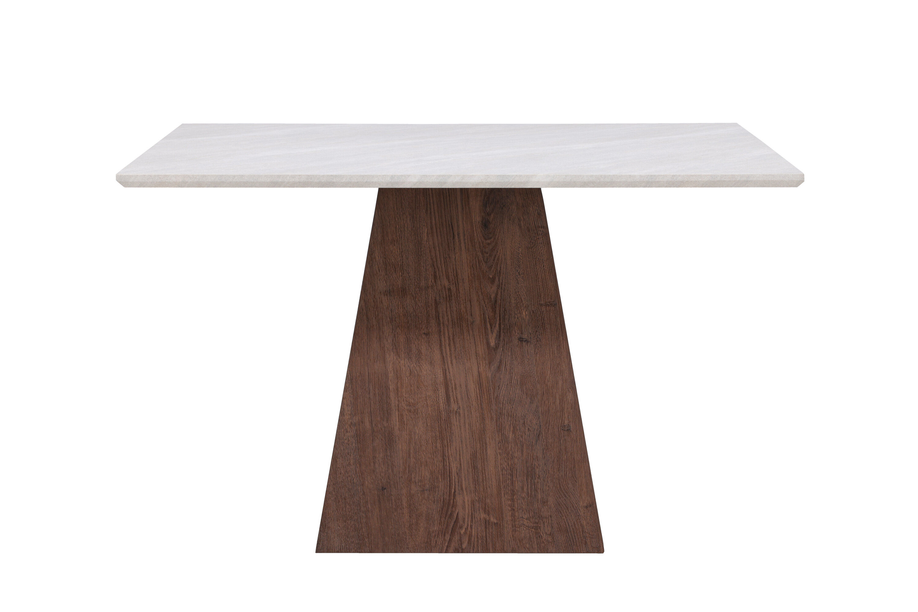 Cael Dining table MDF Mocha Stone look 120×120×75cm
