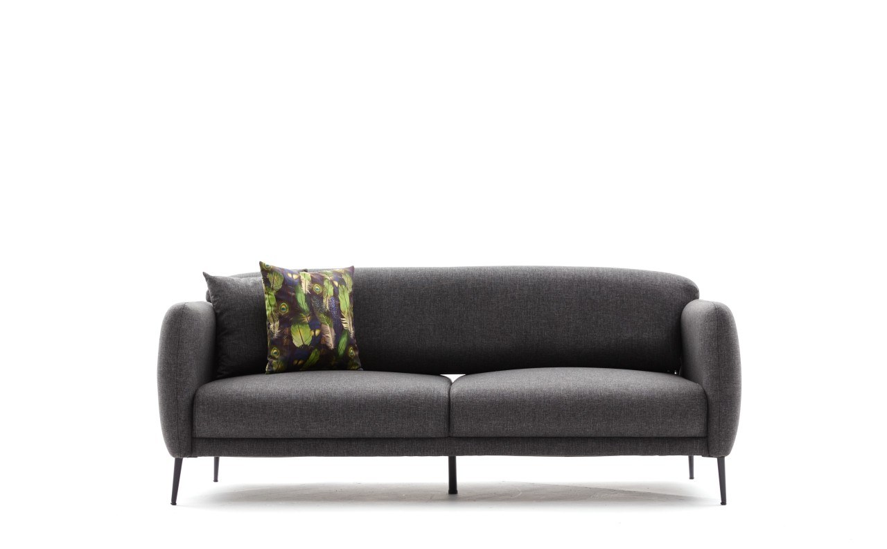 Venedik Sofa 3-Sitzer Anthrazit