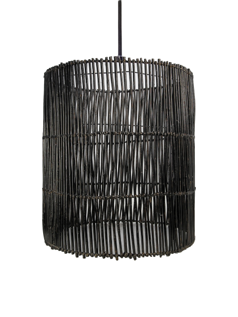 Hängelampe Rattan Schwarz ø50cm