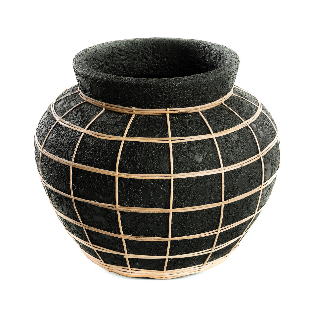 Belly Vase Schwarz