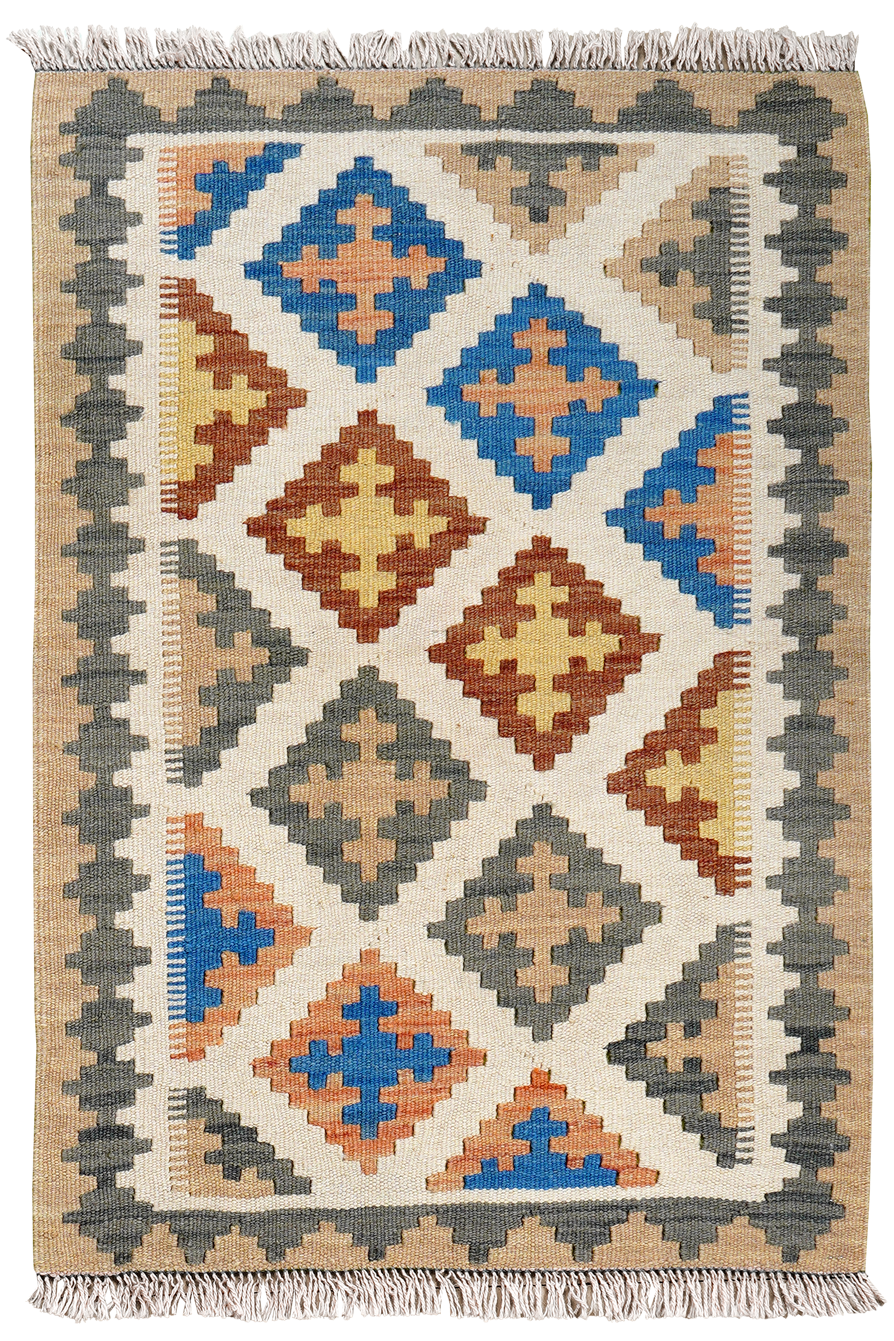 Kilim Gashgai Teppich Mehrfarbig