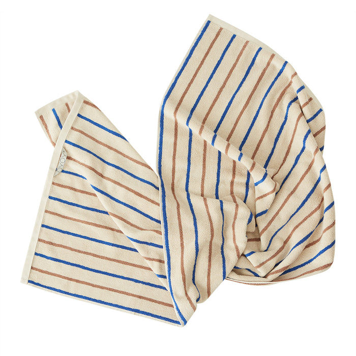 Raita Towel 100x150 cm Cotton Brown