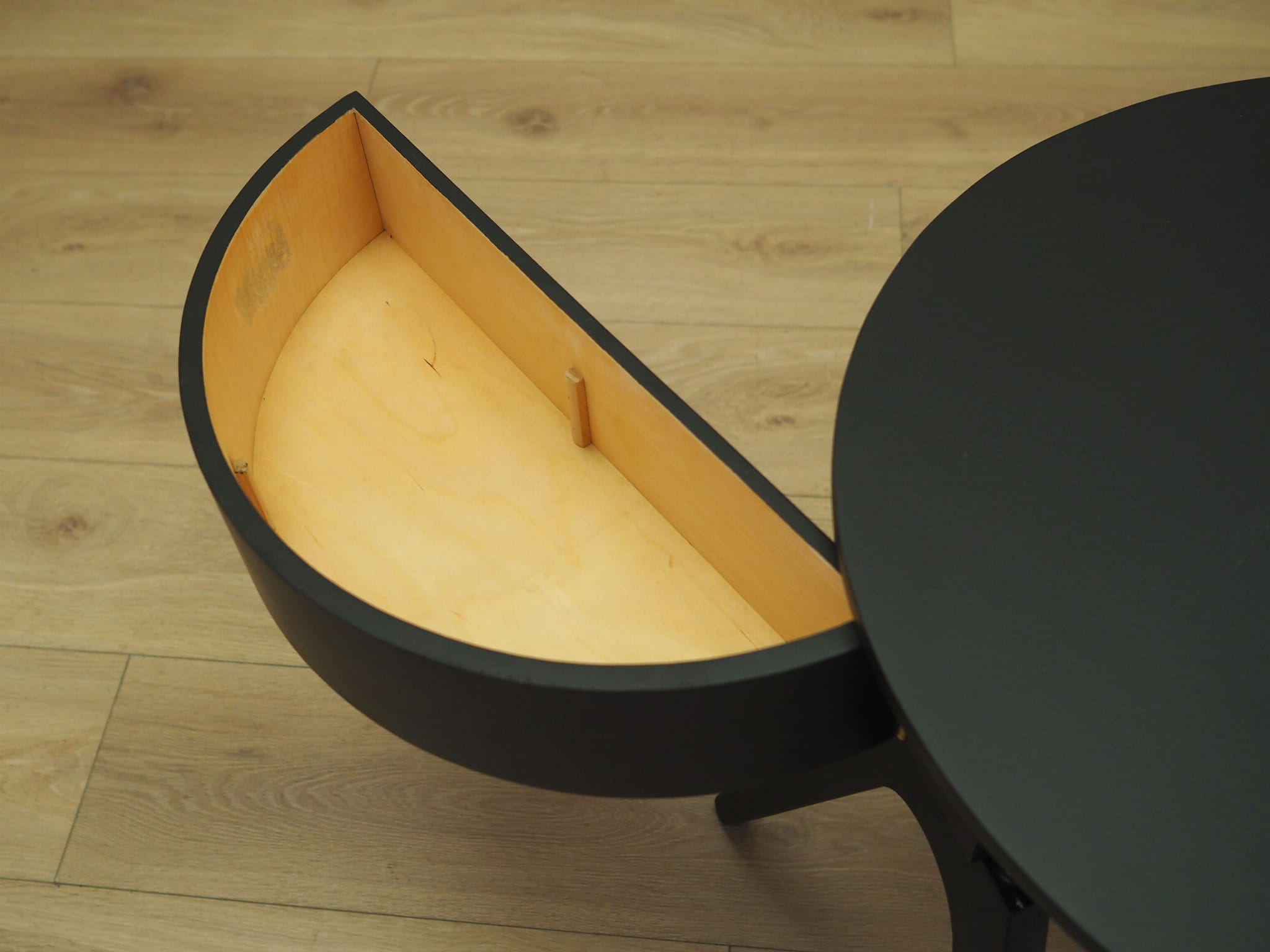 Side table wood brown 1970s