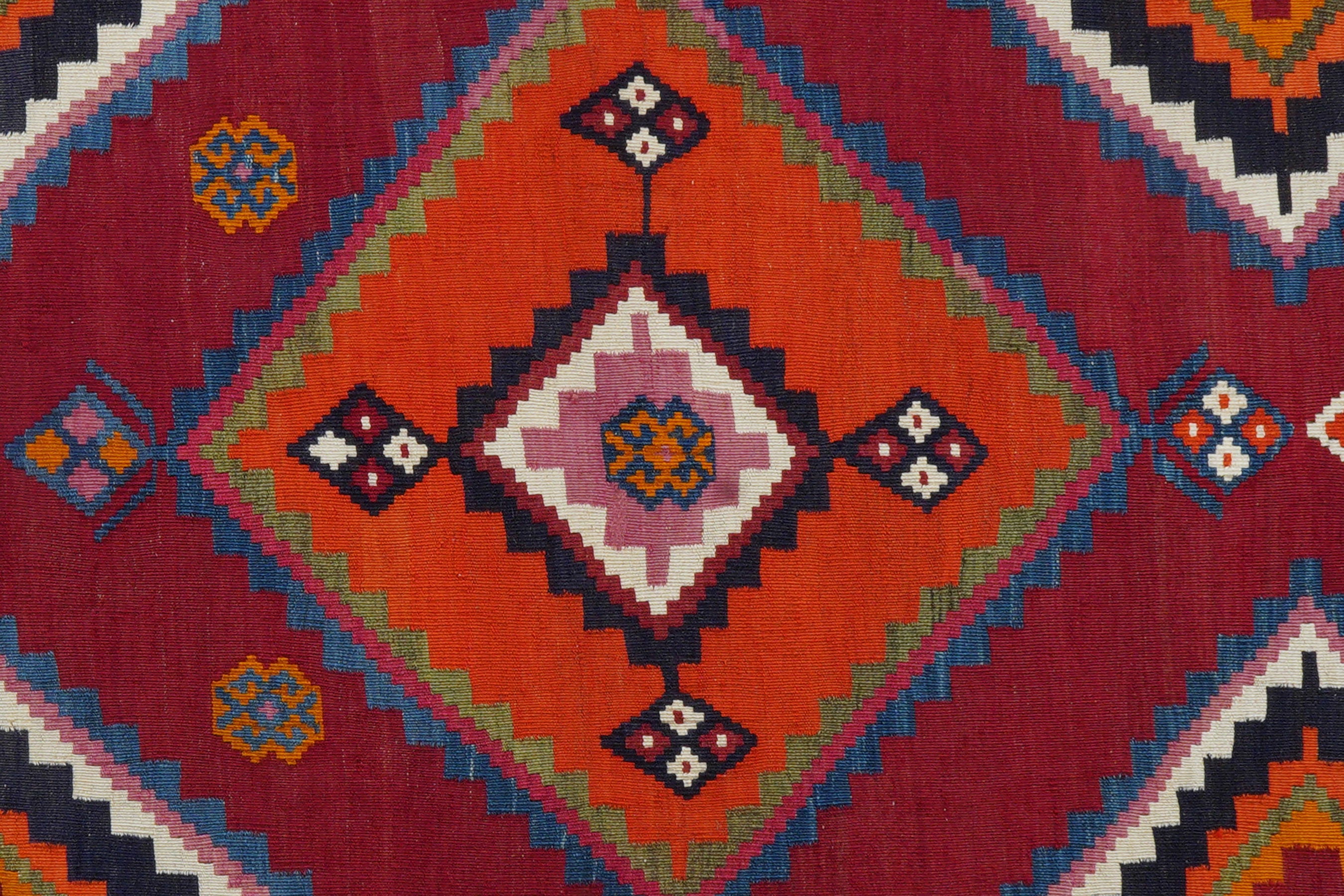 Kilim Gashgai Teppich Mehrfarbig