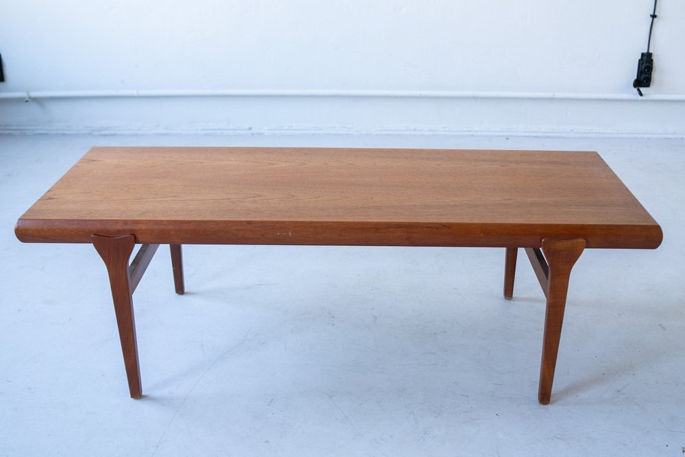 Vintage Johannes Andersen Couchtisch ausziehbar Teak Braun