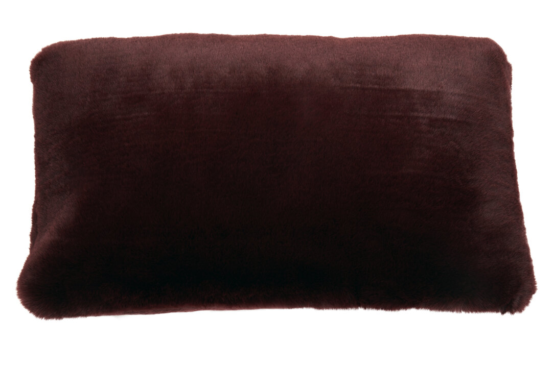 Bosie Lamina Cuscino rettangolare rosso vino