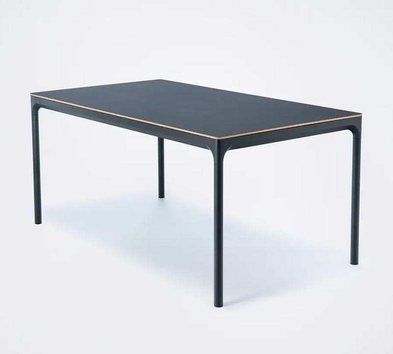 FOUR Tisch Aluminium Linoleumplatte 205 x 100 cm