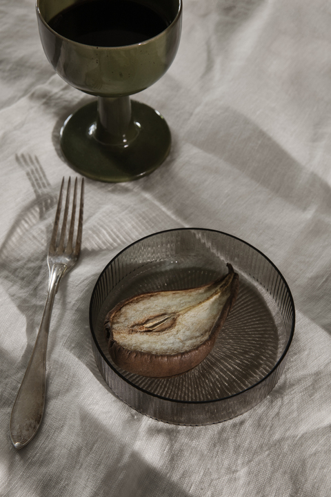 Floccula Weinglas Steinyeug Reaktive Glasue Grün