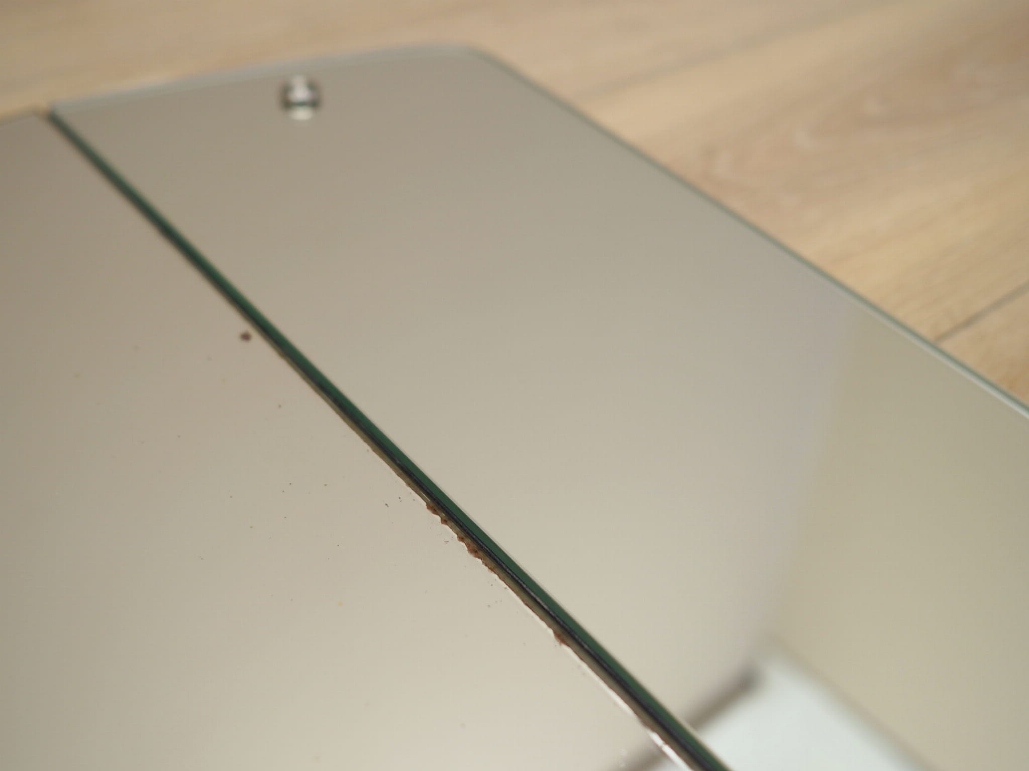 2x Mirror Wood Grey 1960s