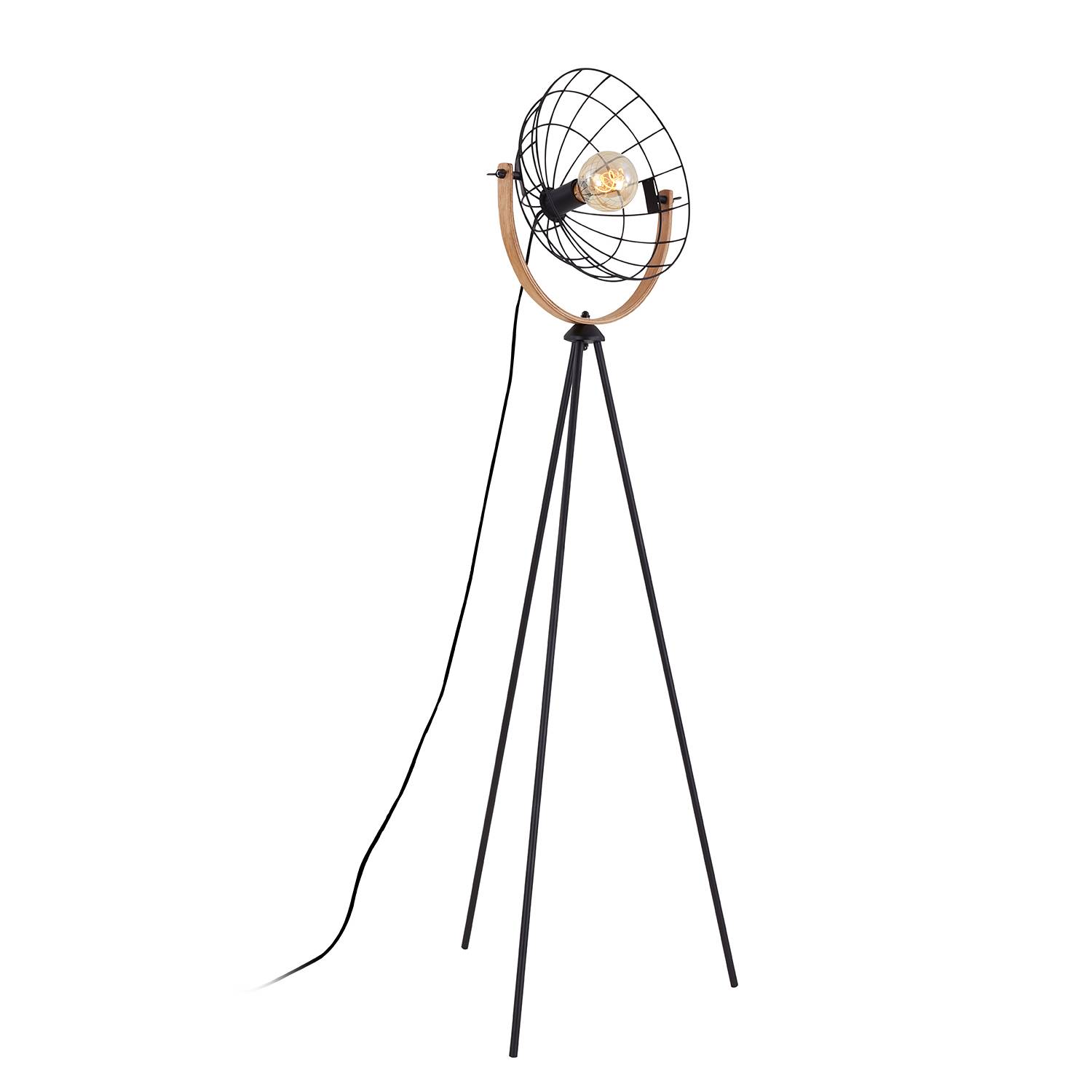 Stehleuchte Mesh Schwarz