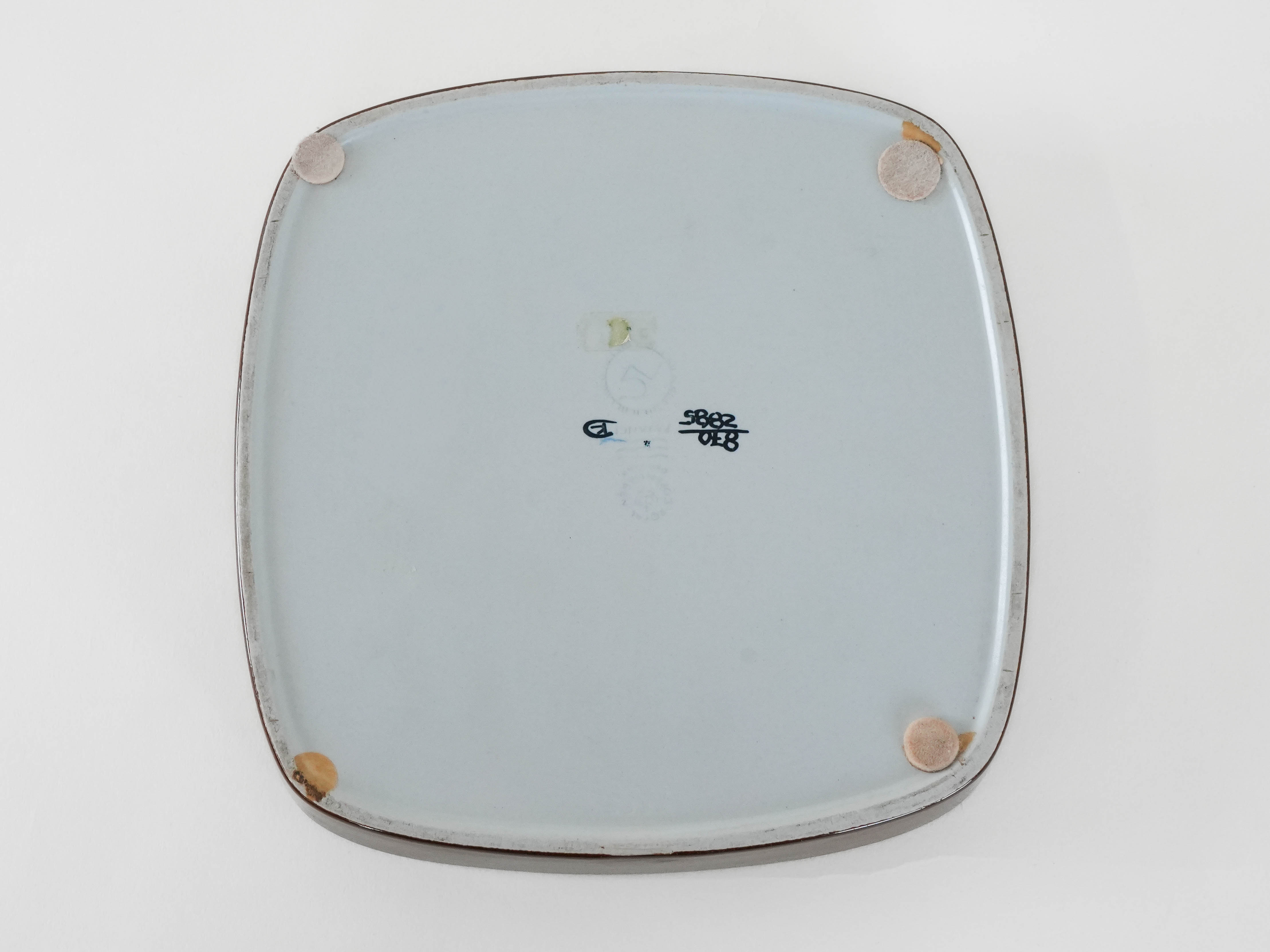 Read Ceramic bowl Brown 1970s