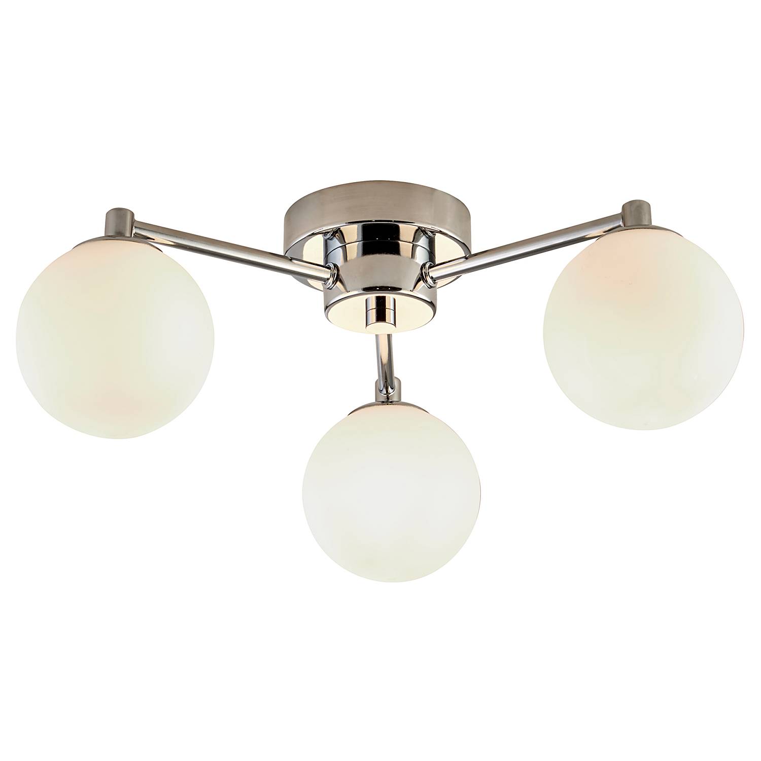 Tiberius Ceiling Light Steel Silver
