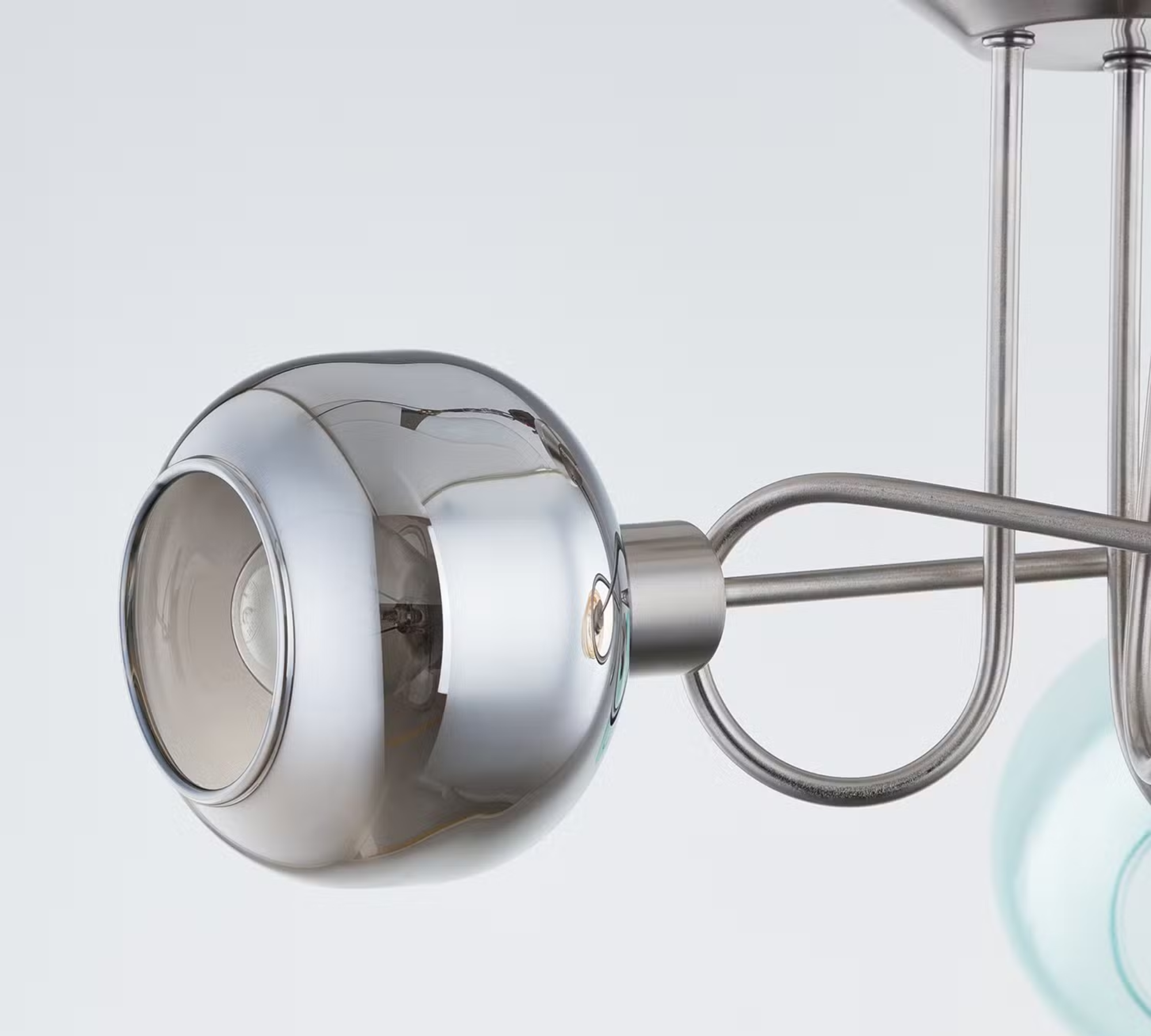 Deckenleuchte Brooklyn Sicherheitsglas / Eisen 3-flammig