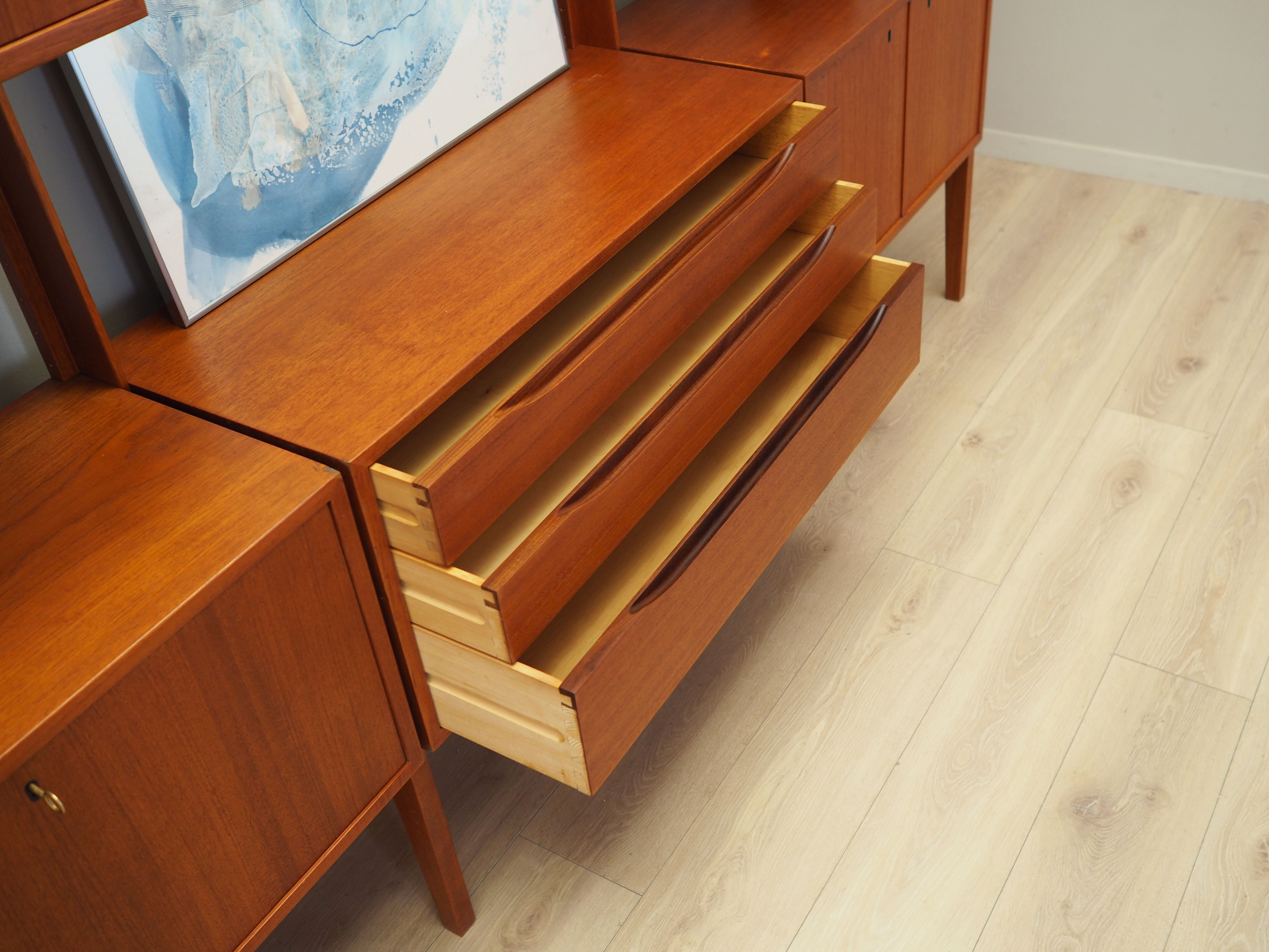 Regalsystem Teakholz 1960er Jahre