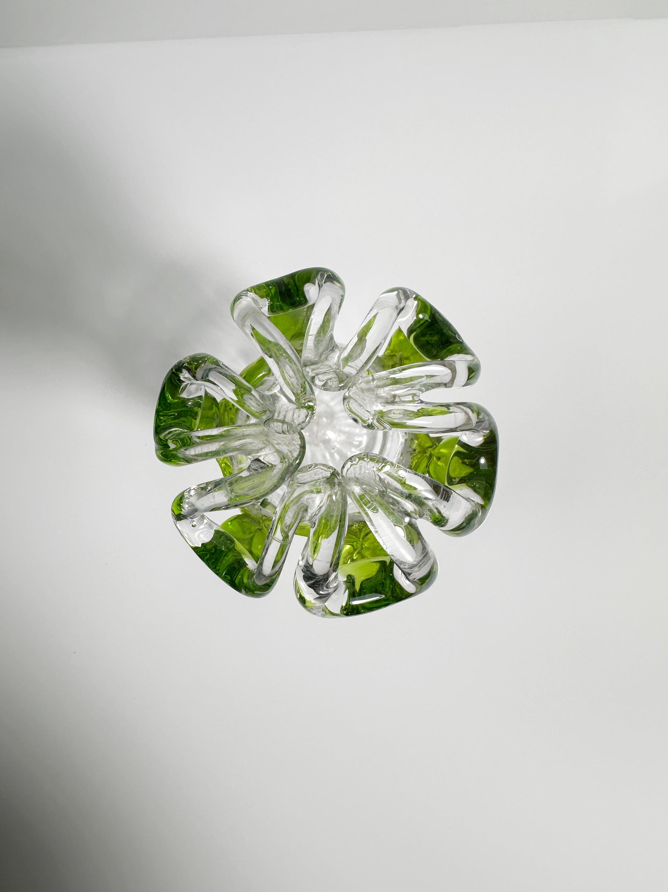 Vintage Jugendstil Vase Muranoglas 1900er Jahre