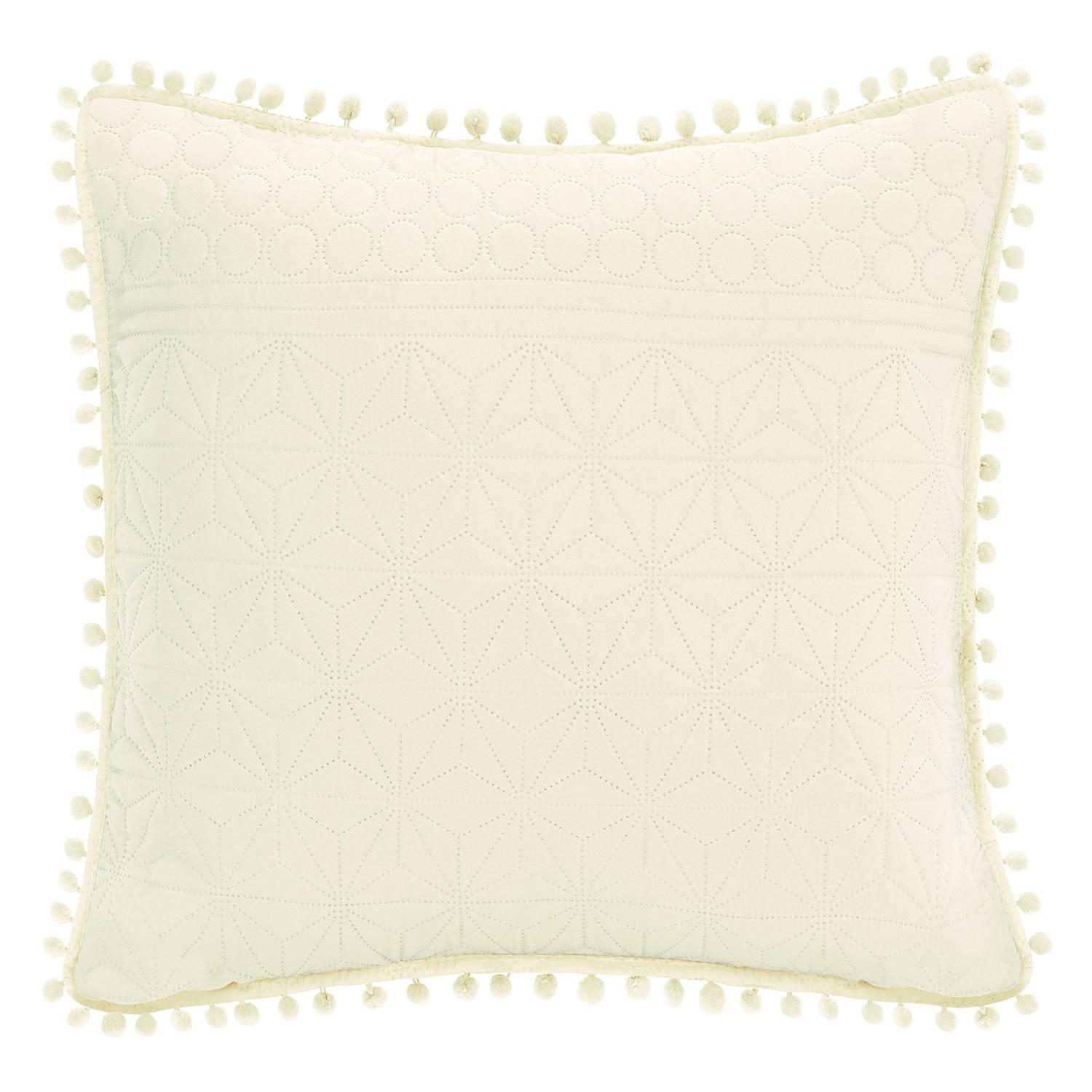 Ladore Dekokissen Polyester Creme 45 x 45 cm