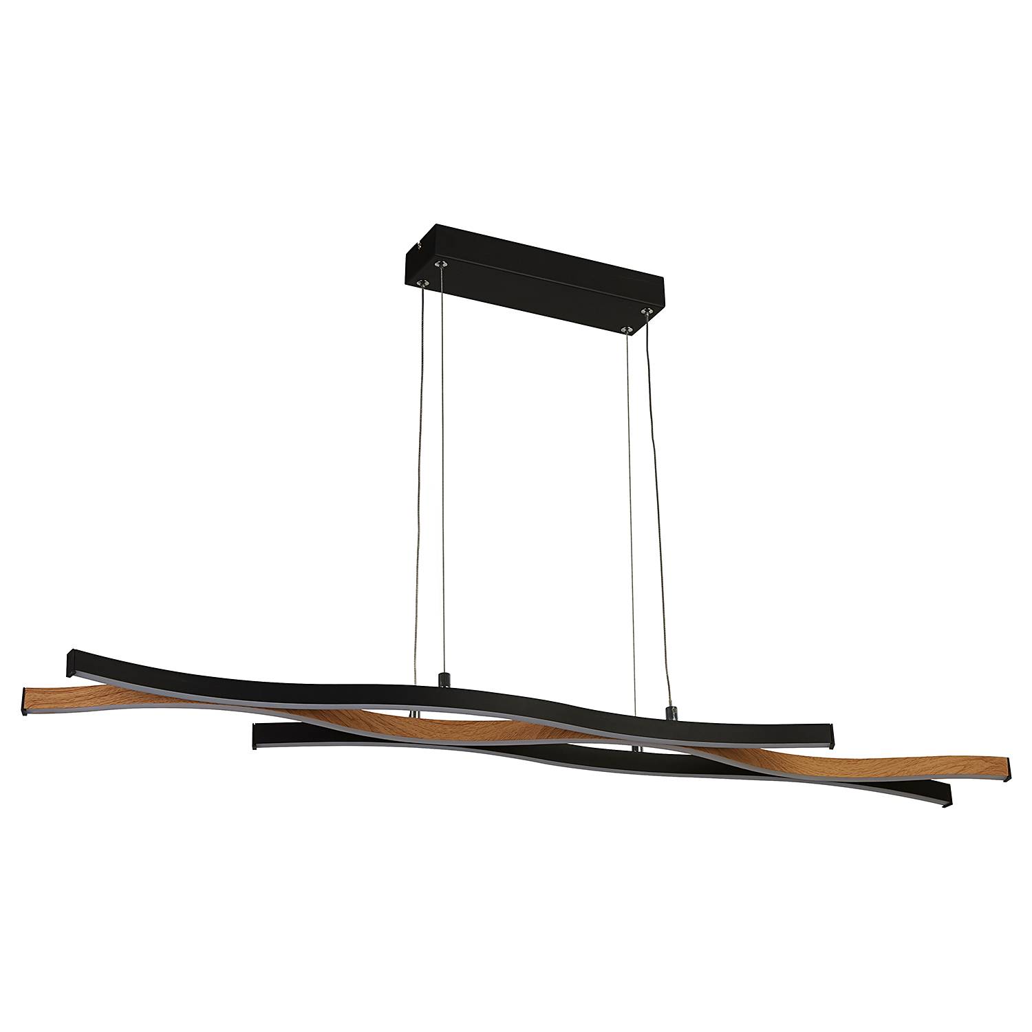 Pendelleuchte Swirl Stahl Schwarz