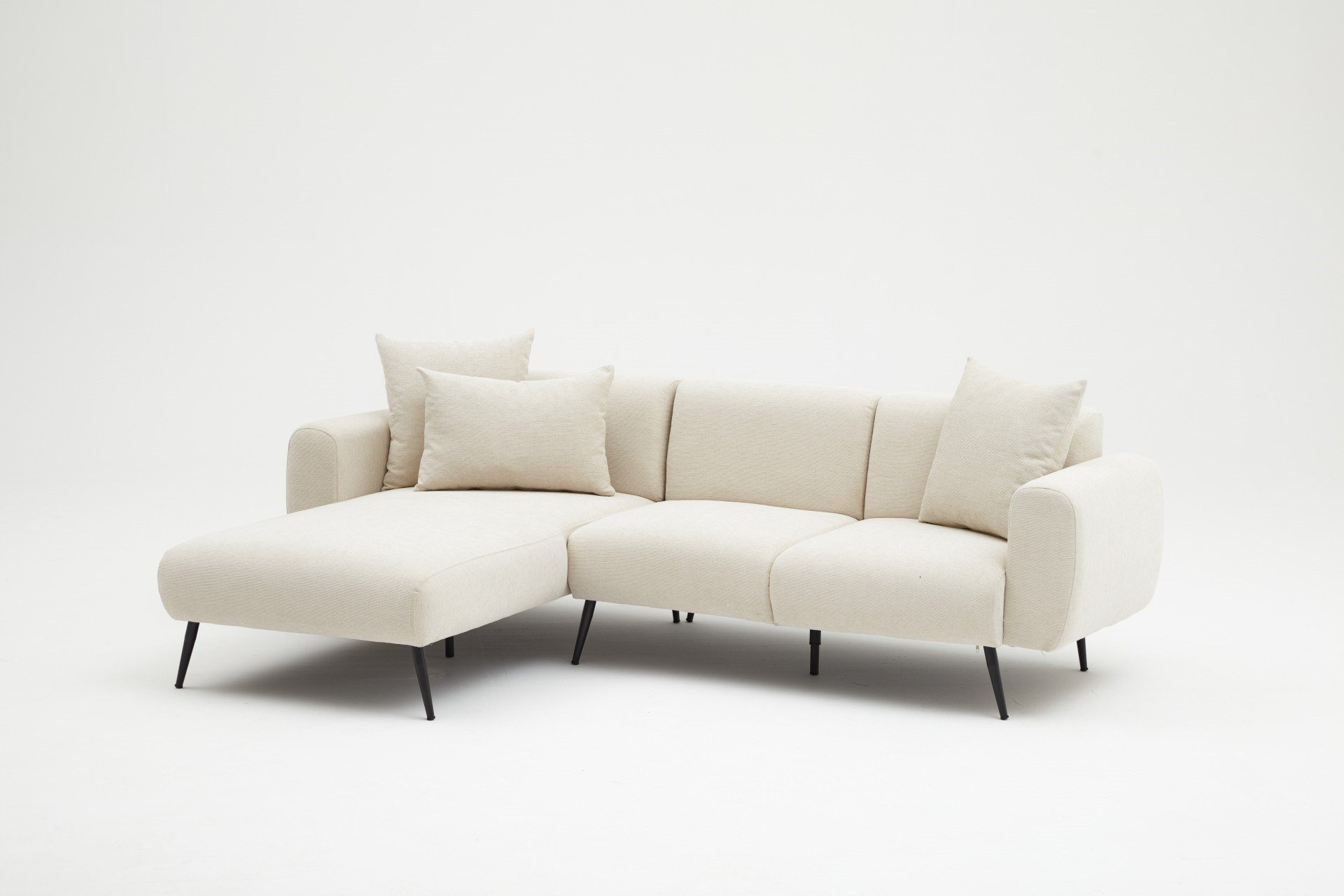 Side Sofa Récamiere Links Creme