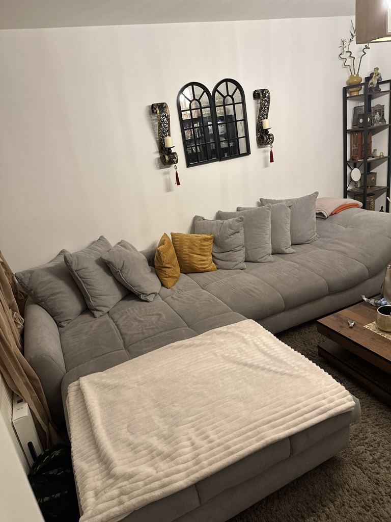 Carryhome Sofa Recamiere Left Grey