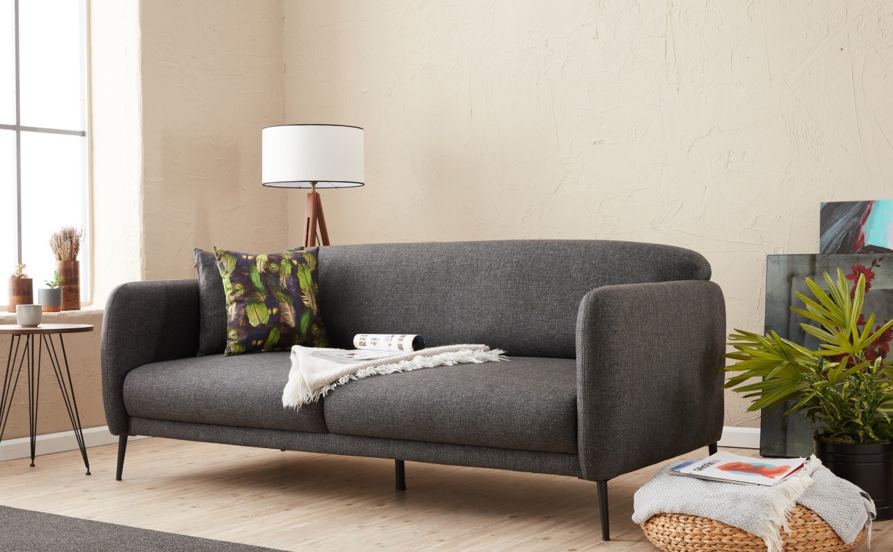 Venice Sofa 3-seater Anthracite