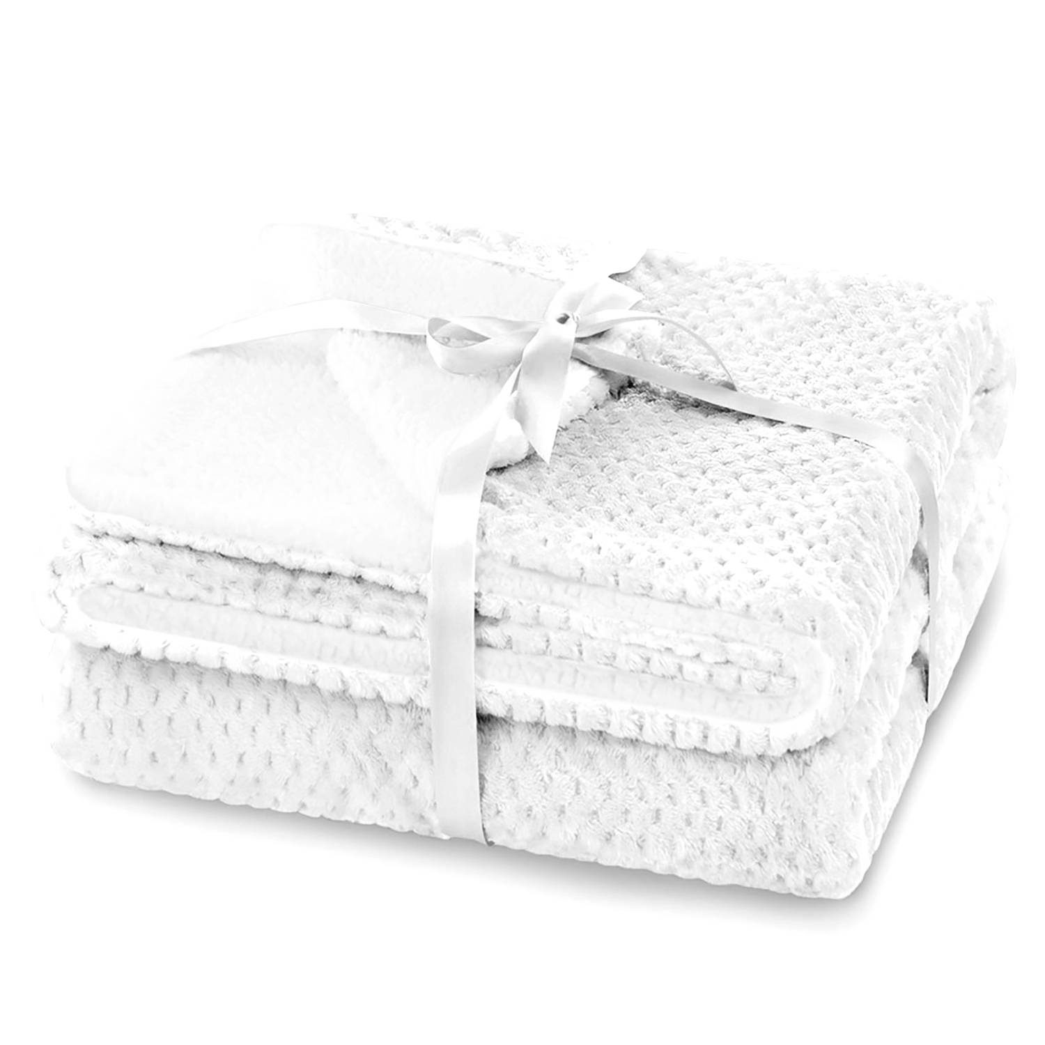 Leepy Kuscheldecke Polyester Weiß 130 x 180 cm