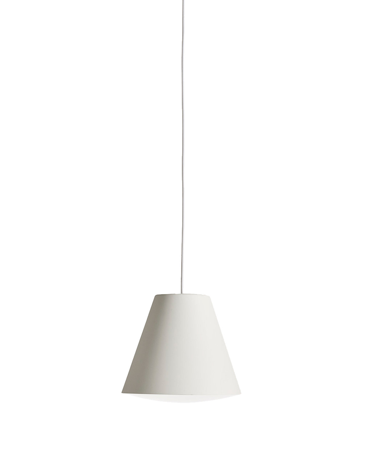 Sinker Light Hängeleuchte Kunststoff Weiß