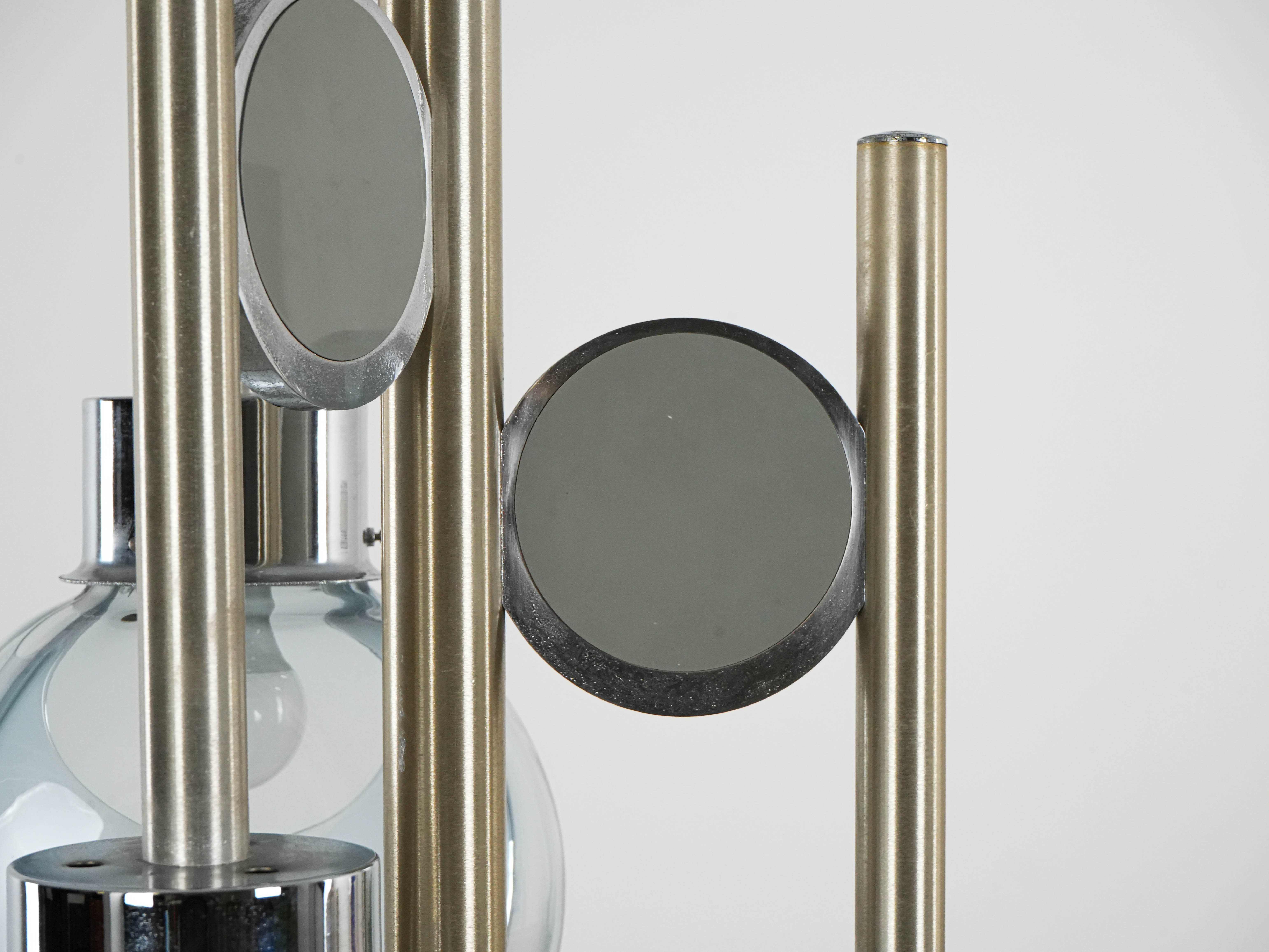 Space Age Chandelier Murano Glass 1970s